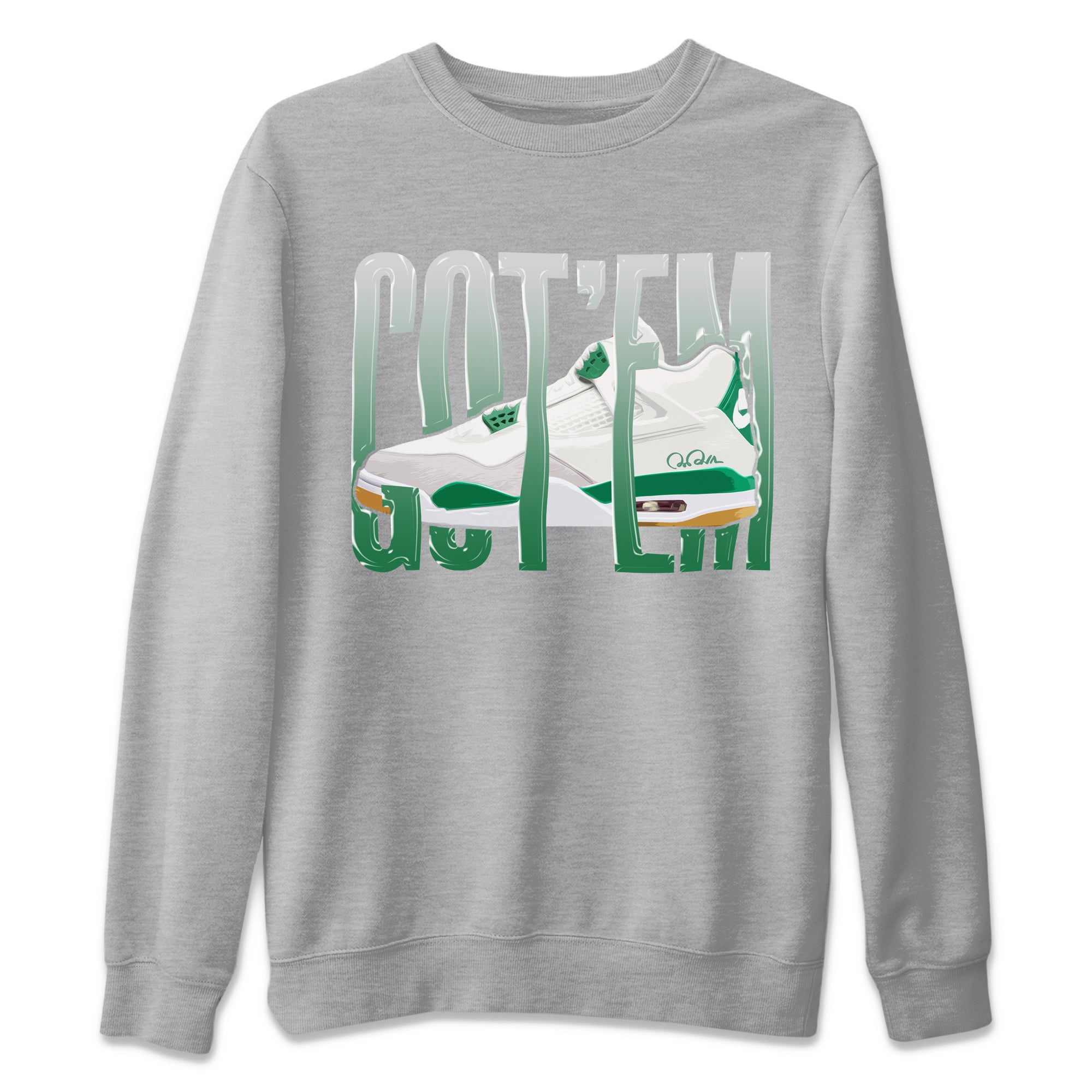 Wiggling Gotem Unisex Tops - Air Jordan 4 Pine Green SB