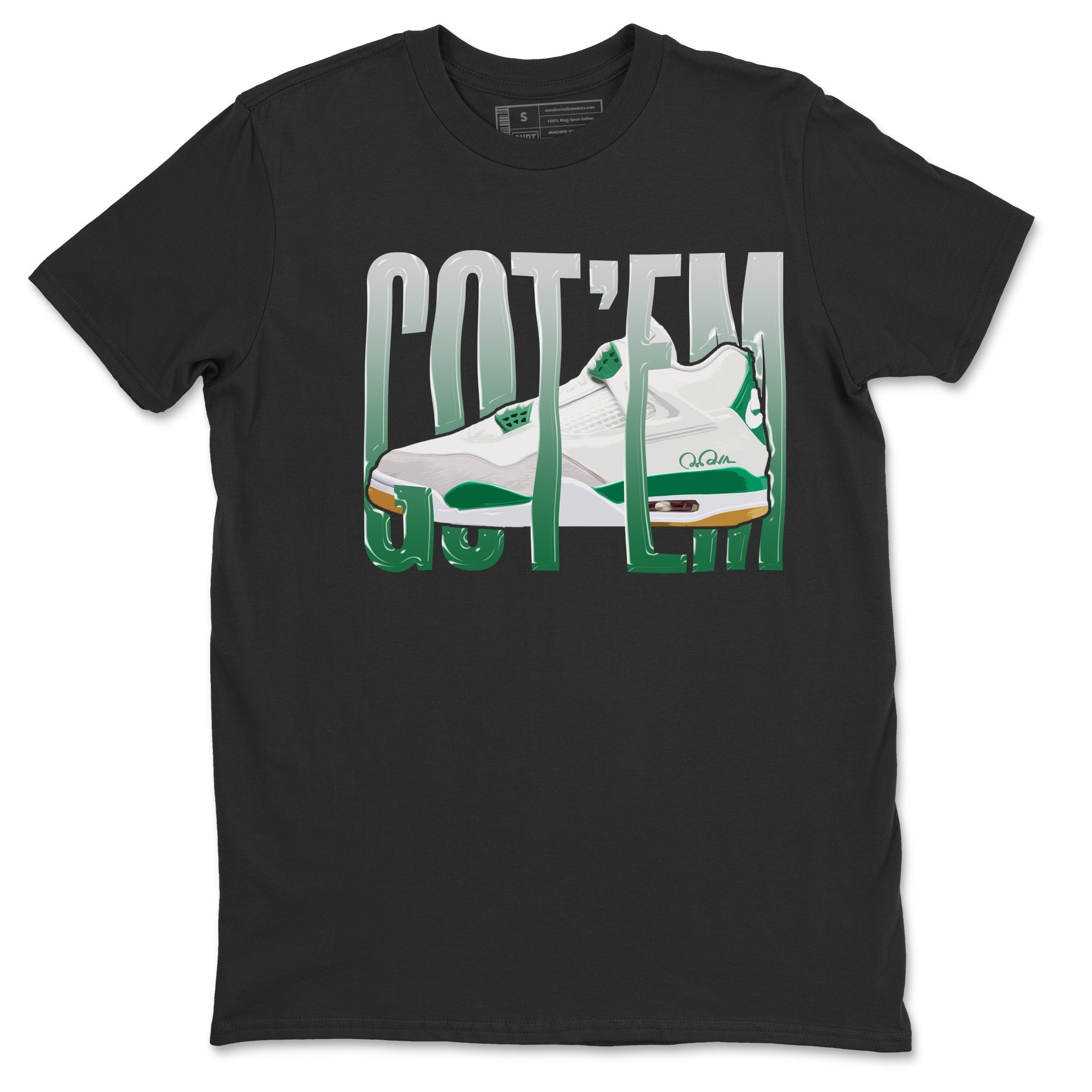 Wiggling Gotem Unisex Tops - Air Jordan 4 Pine Green