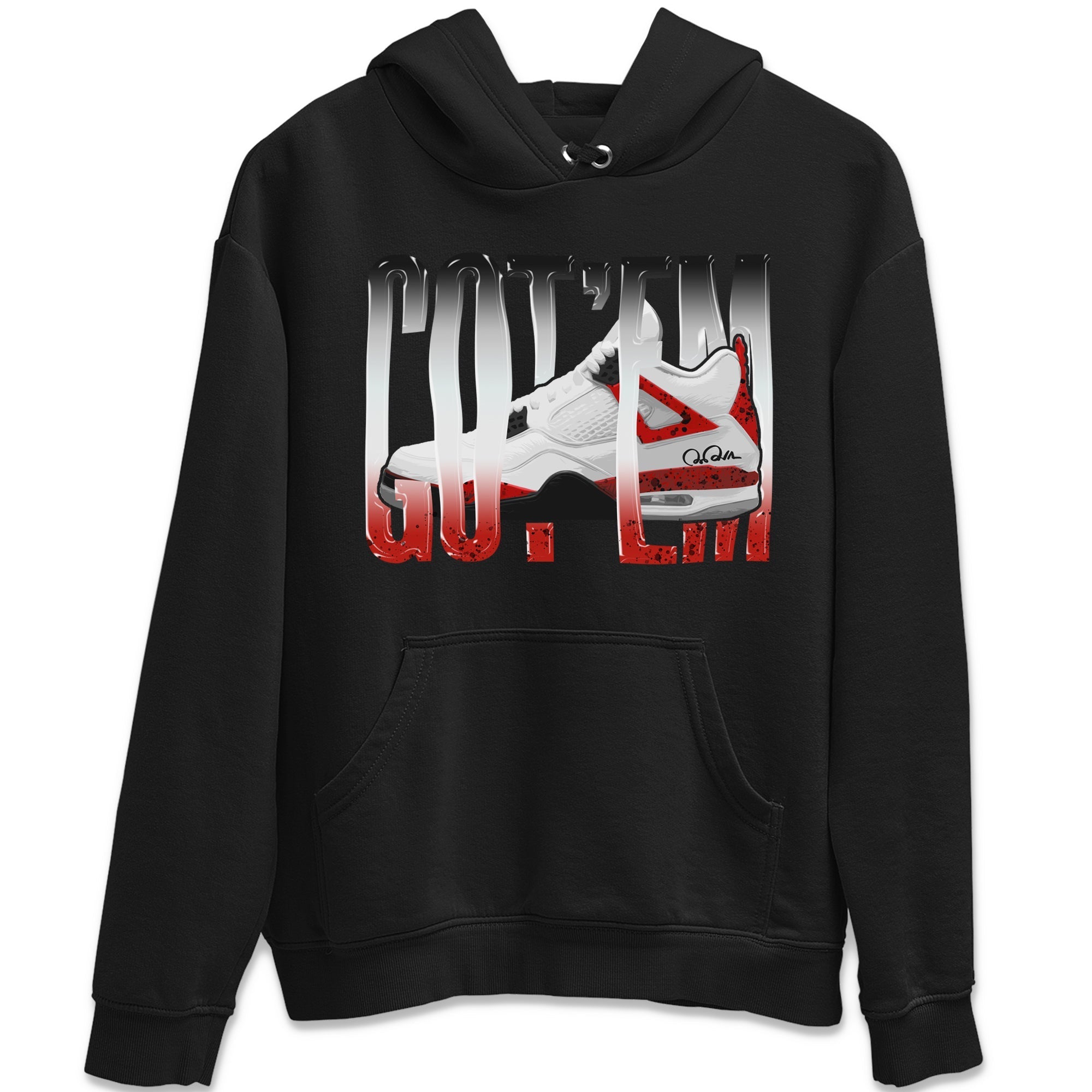 Wiggling Gotem Unisex Tops - Air Jordan 4 Red Cement