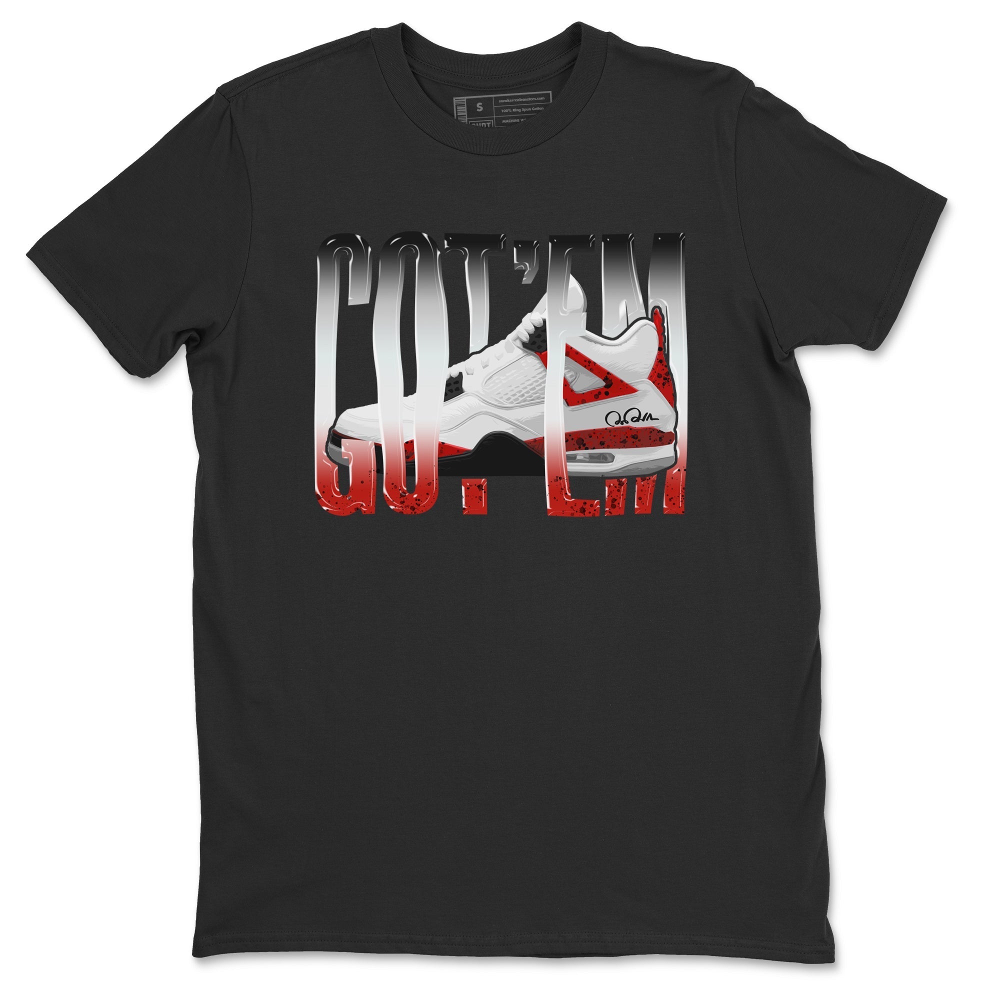 Wiggling Gotem Unisex Tops - Air Jordan 4 Red Cement
