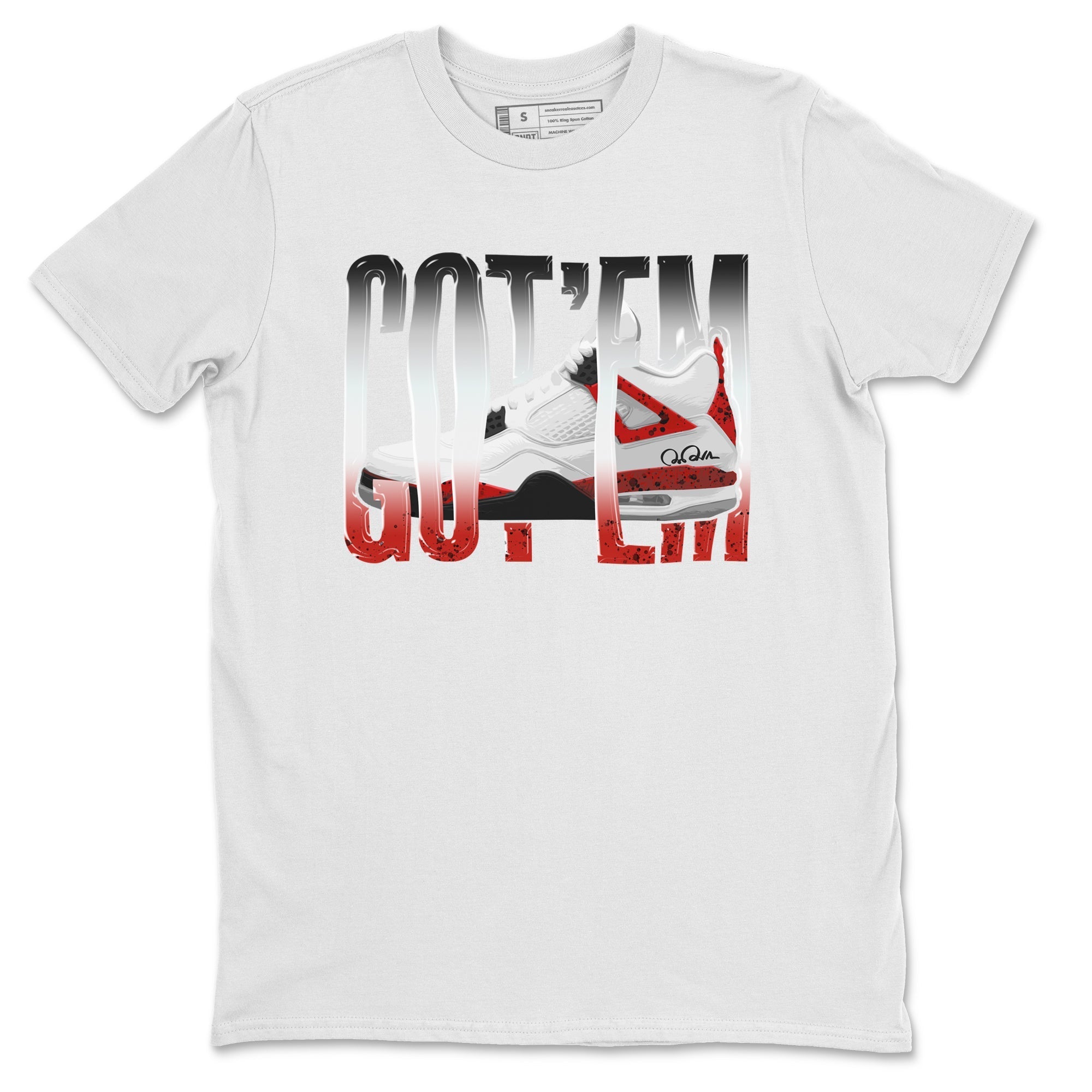 Wiggling Gotem Unisex Tops - Air Jordan 4 Red Cement