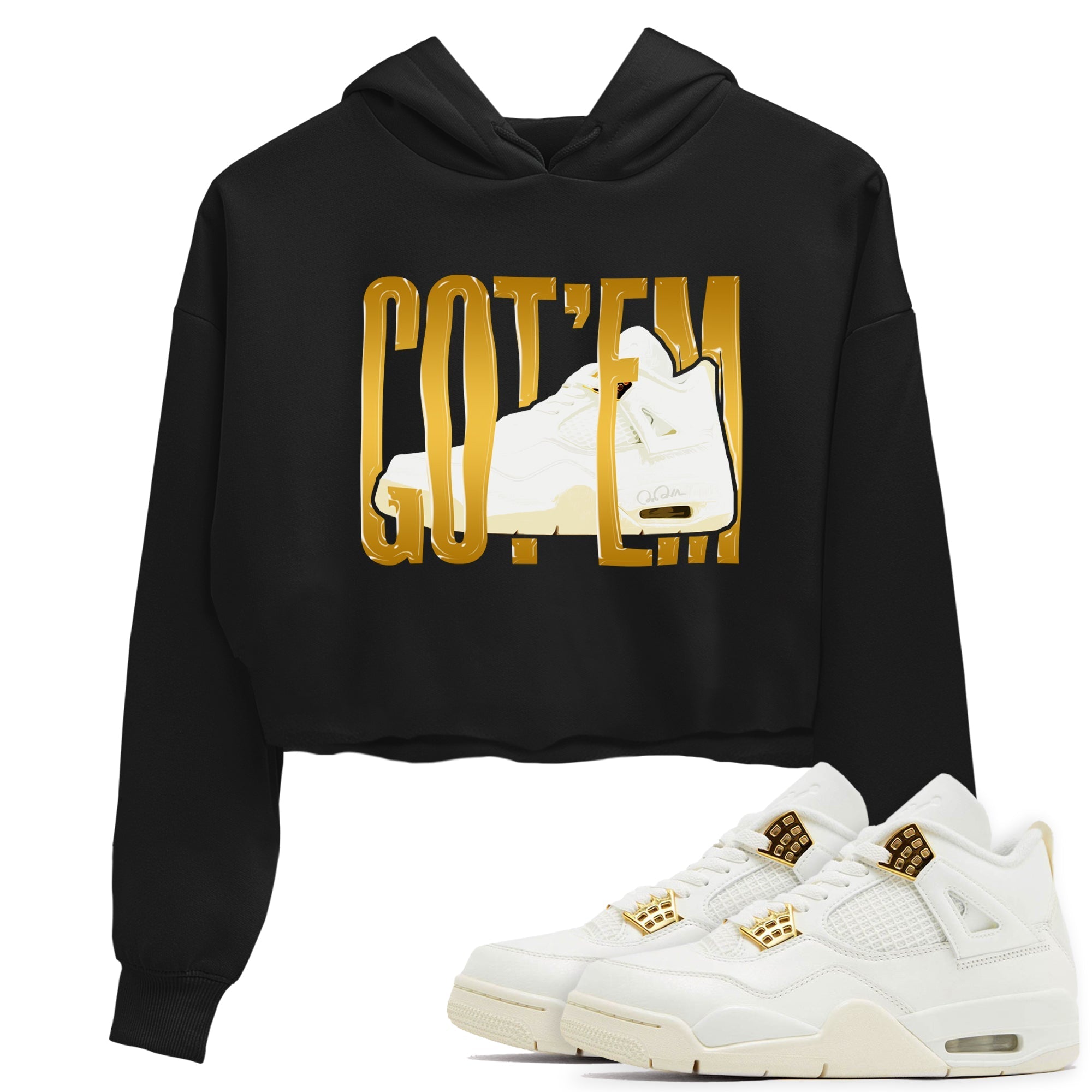 Wiggling Gotem snkmatch Women's Top - Air Jordan 4 Sail 2024