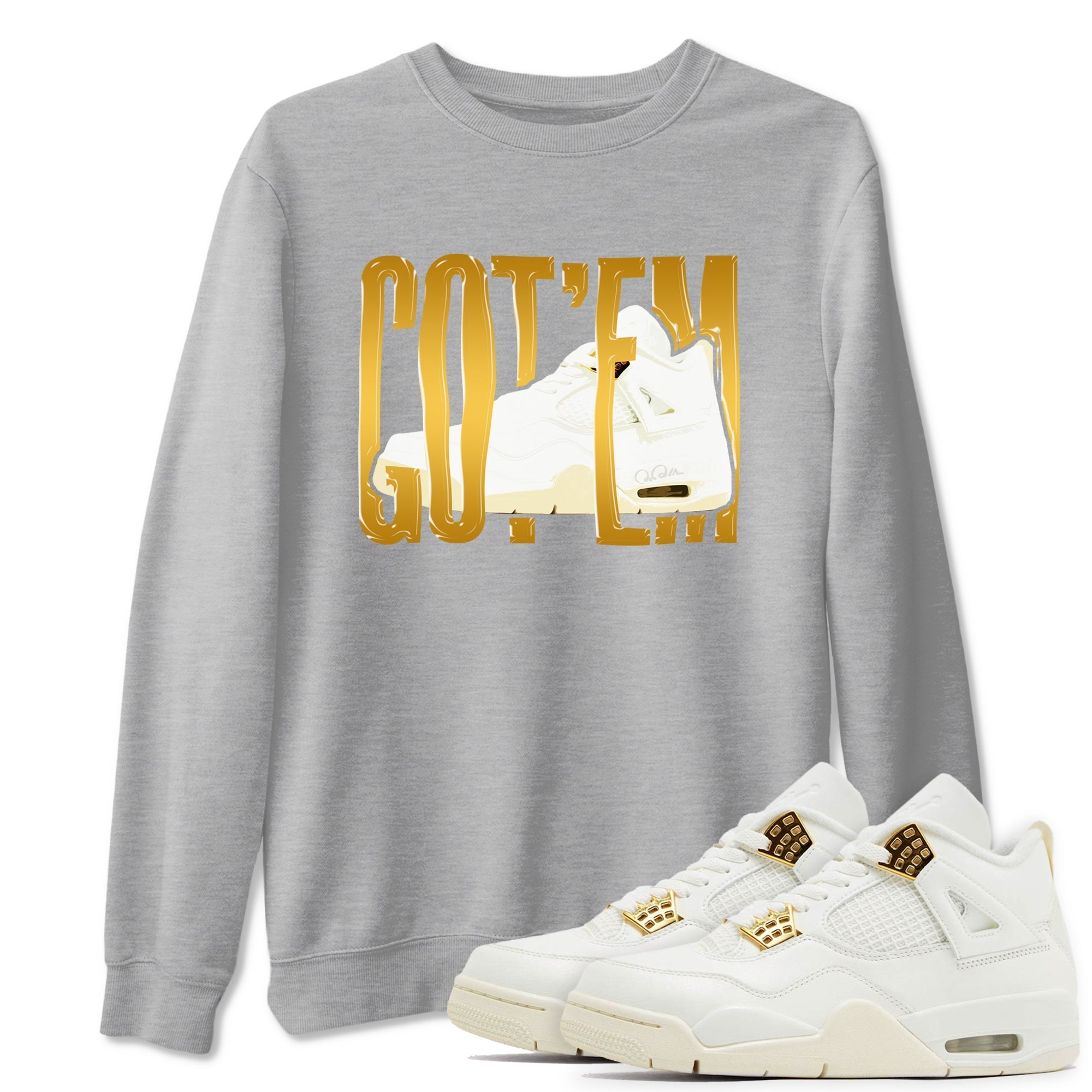 Wiggling Gotem snkmatch Tees - Air Jordan 4 Sail 2024