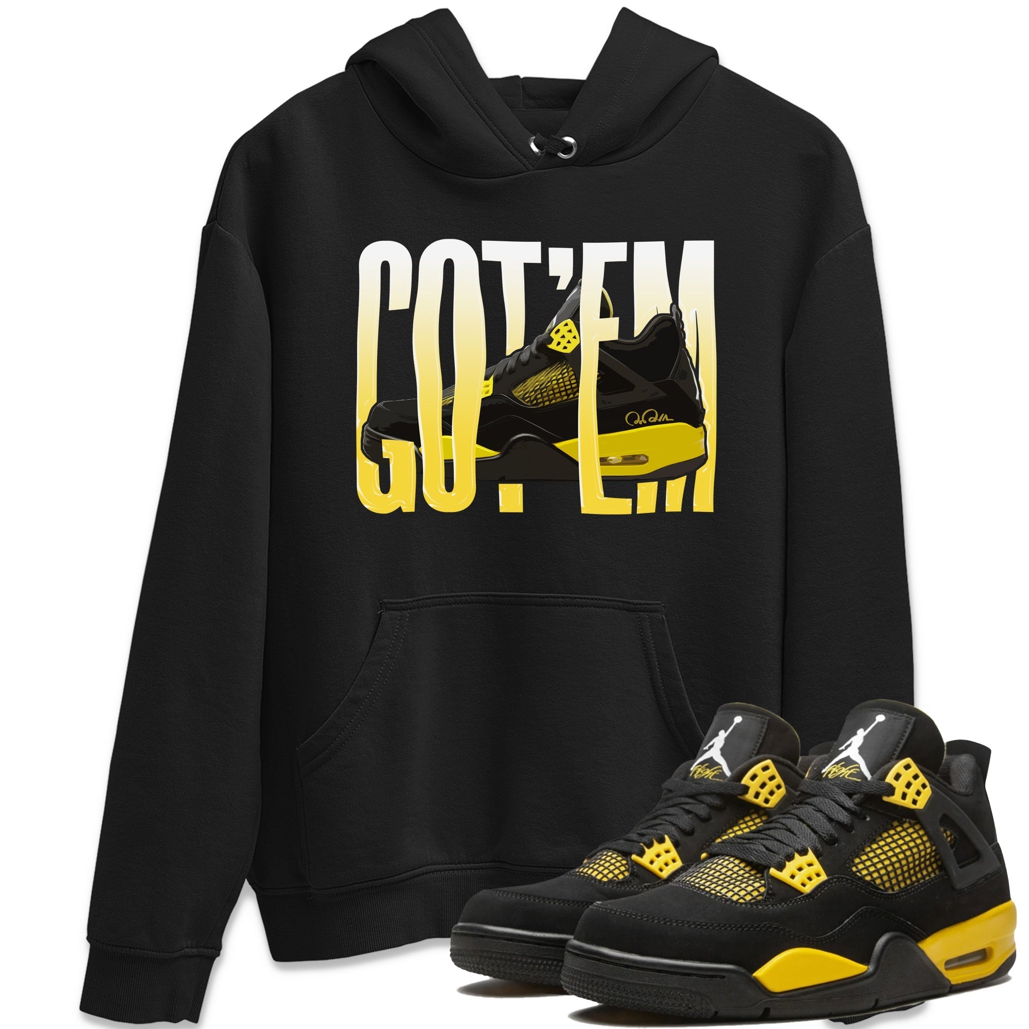 Wiggling gotem Unisex Tops - Air Jordan 4 Thunder
