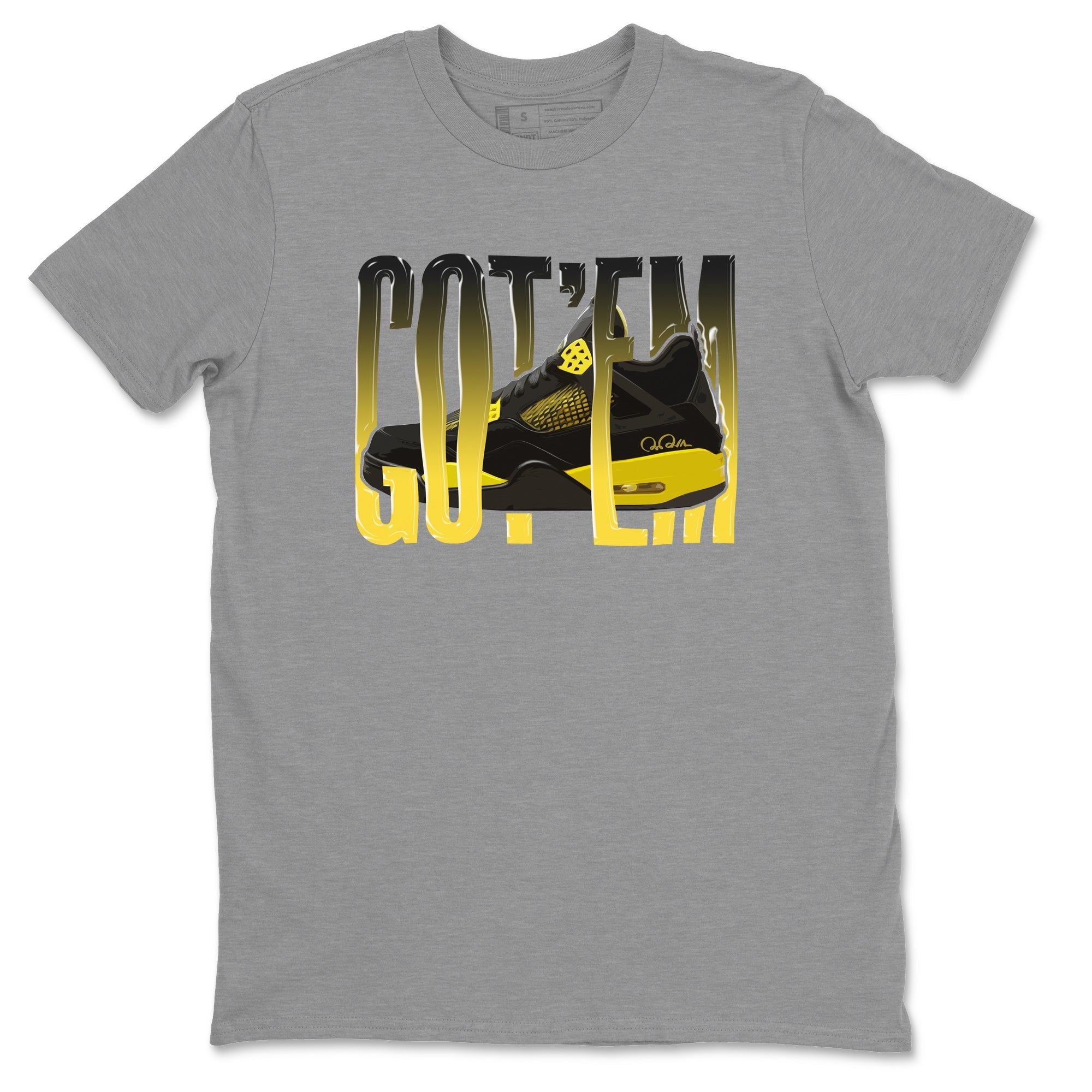 Wiggling gotem Unisex Tops - Air Jordan 4 Thunder