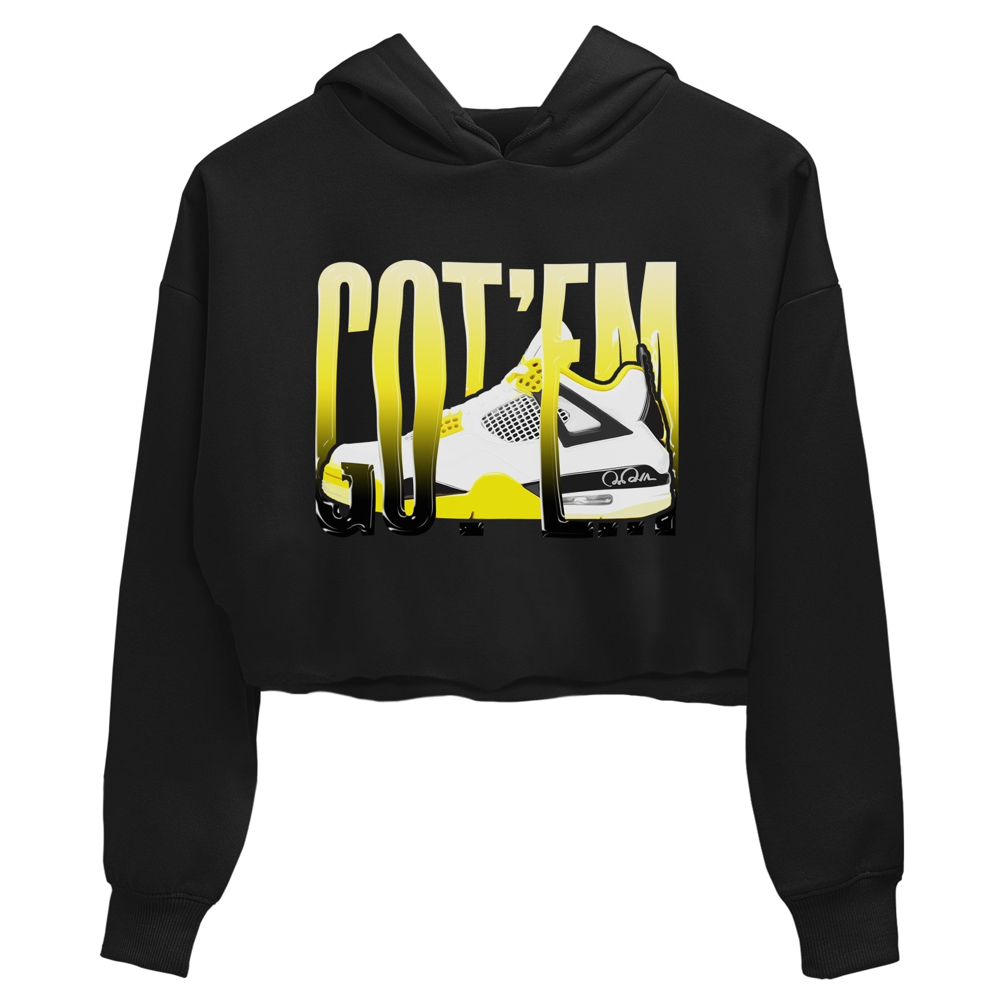 Wiggling Gotem snkmatch Women's Top - Air Jordan 4 Vivid Sulfur