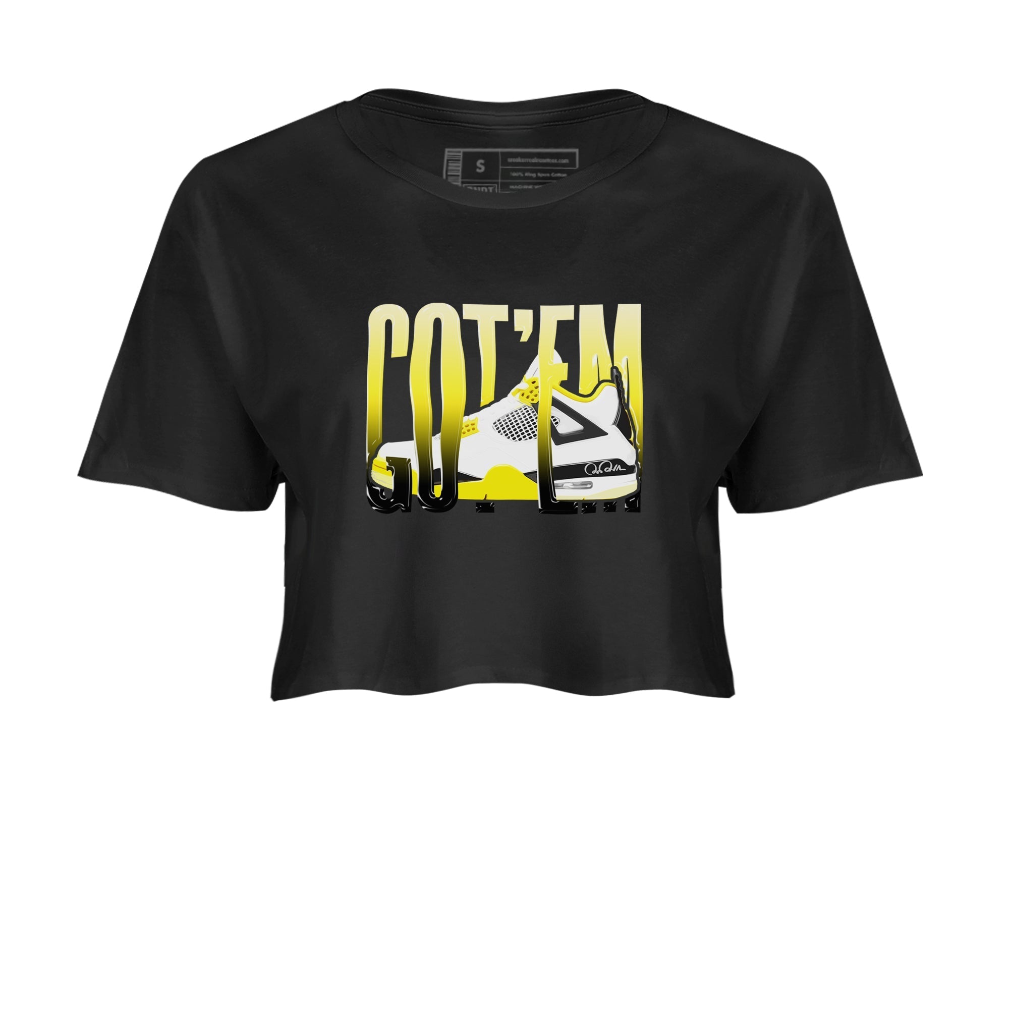 Wiggling Gotem snkmatch Women's Top - Air Jordan 4 Vivid Sulfur