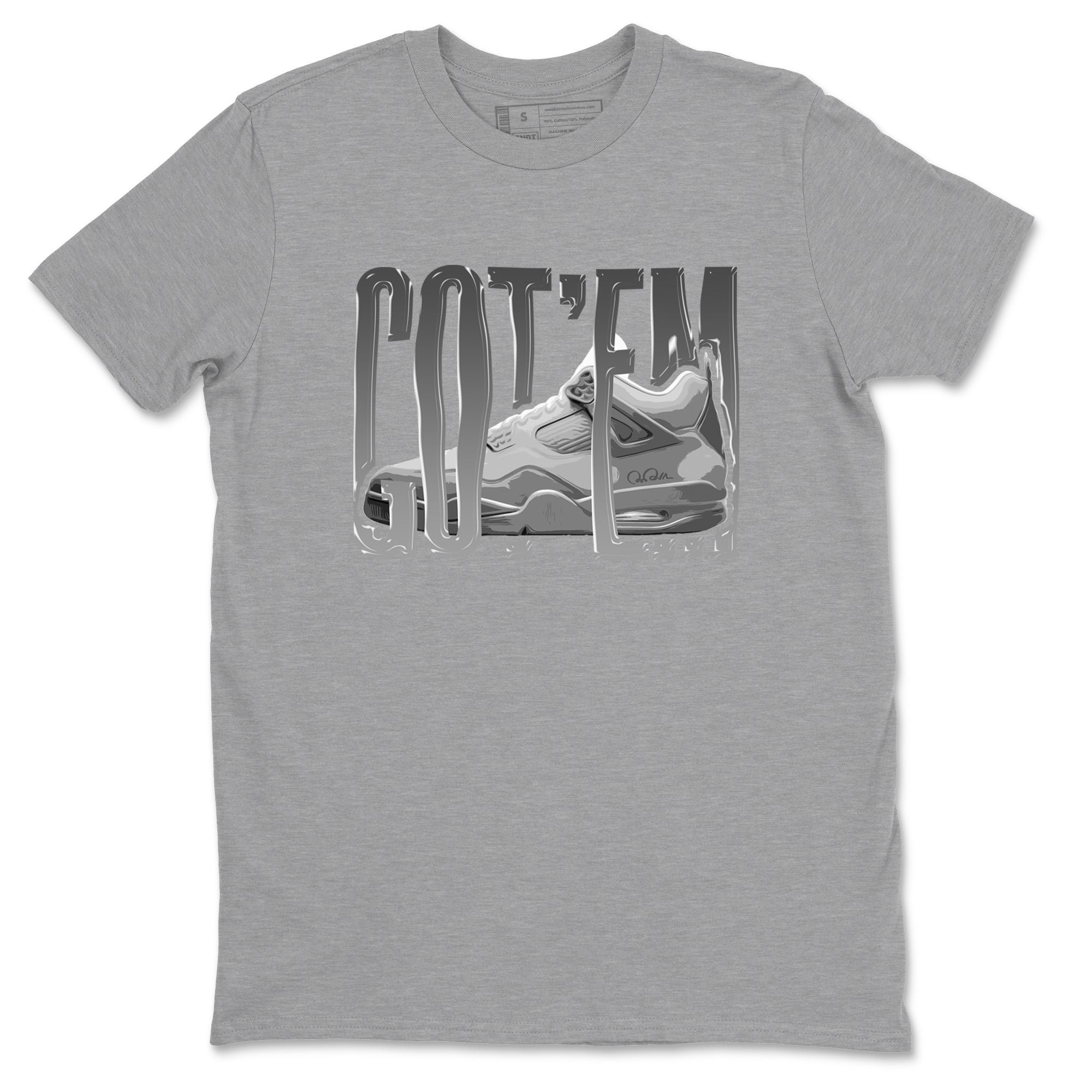 Wiggling Gotem snkmatch Tees - Air Jordan 4 Wet Cement