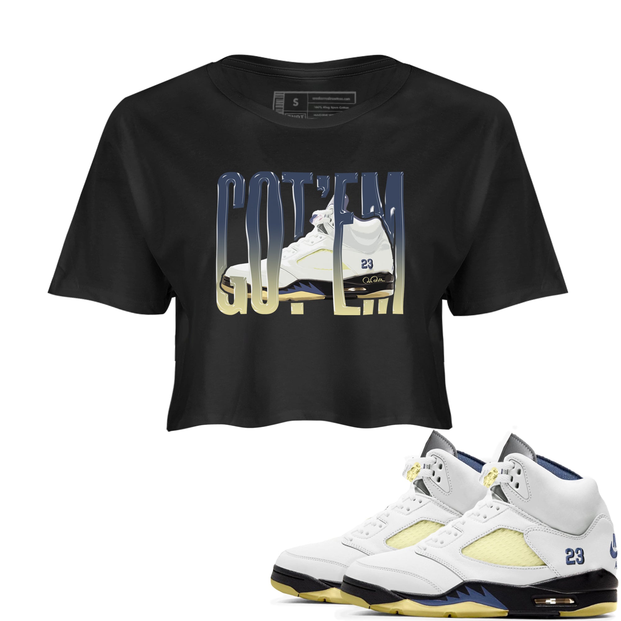 Wiggling Gotem snkmatch Women's Top - Air Jordan 5 A Ma Maniere x Photon Dust