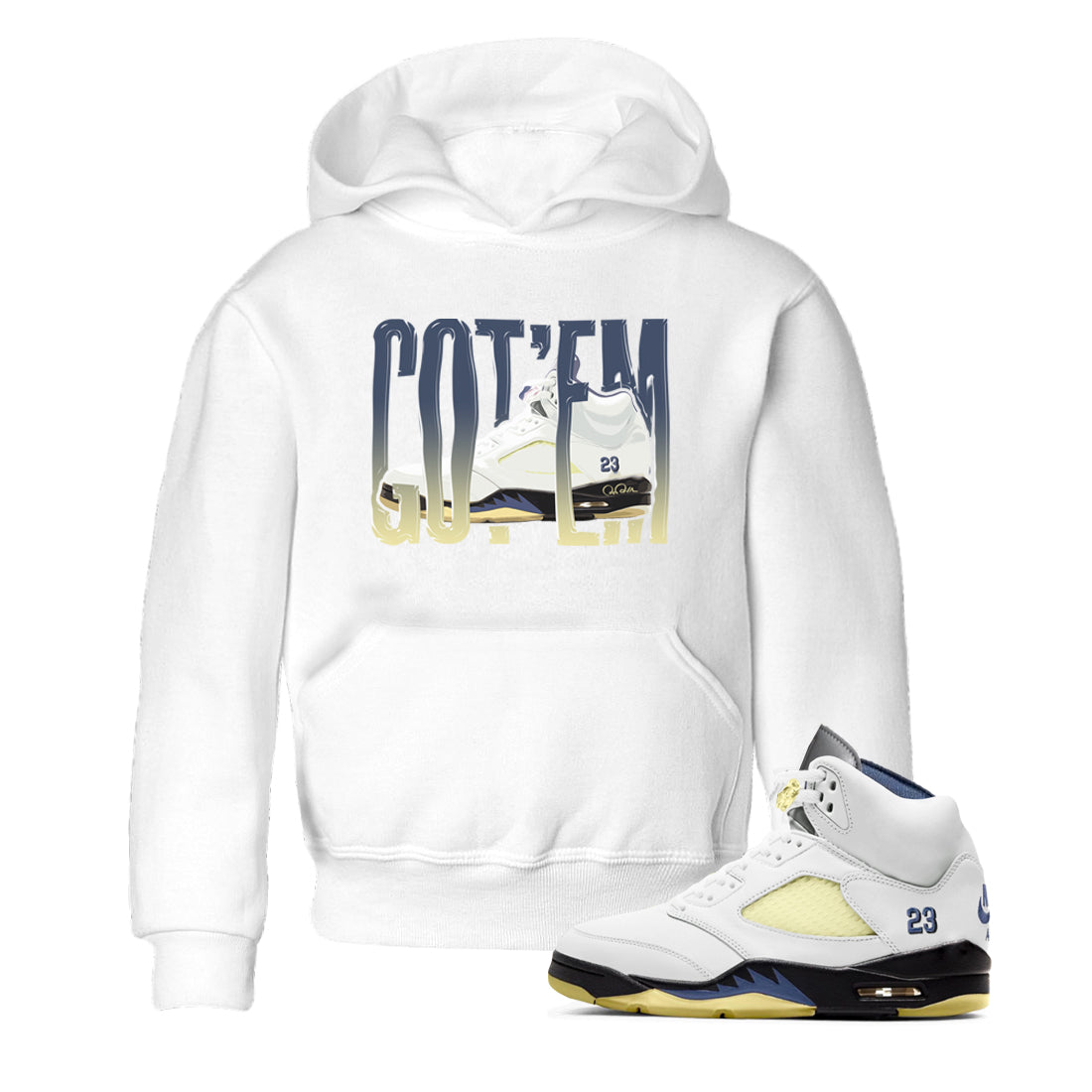 Wiggling Gotem snkmatch Tee Kids - Air Jordan 5 A Ma Maniere x Photon Dust