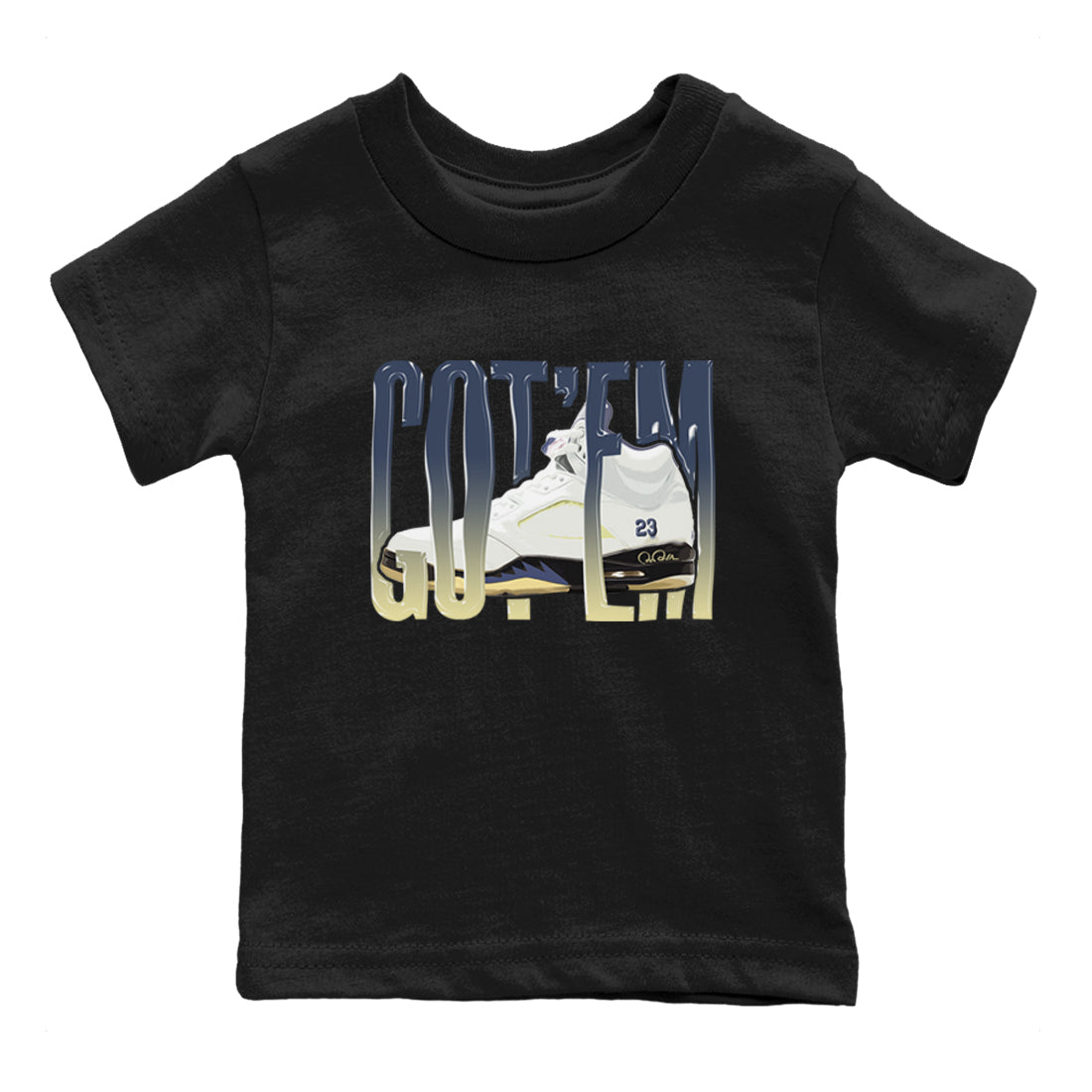 Wiggling Gotem snkmatch Tee Kids - Air Jordan 5 A Ma Maniere x Photon Dust