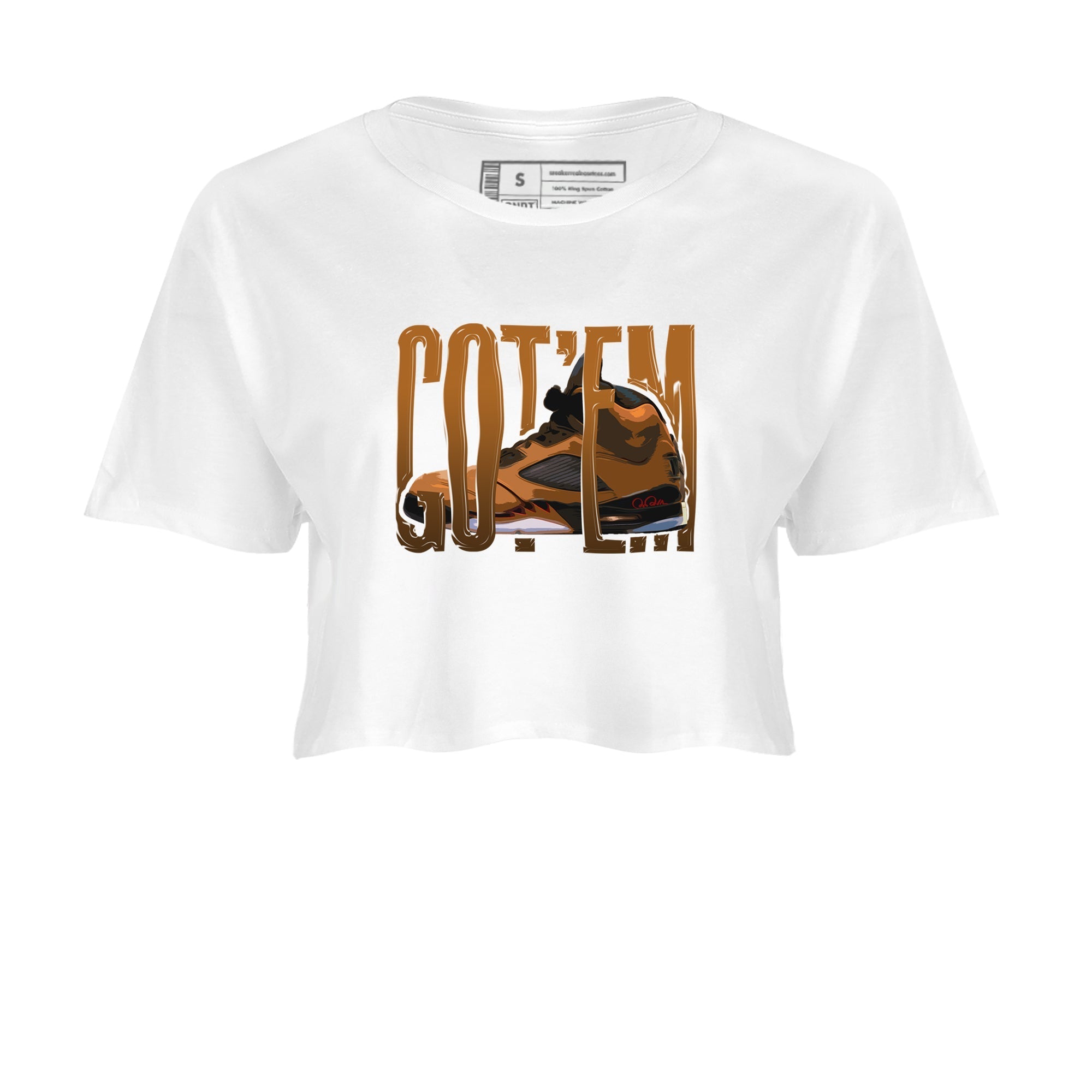 Wiggling Gotem snkmatch Women's Top - Air Jordan 5 Archaeo Brown