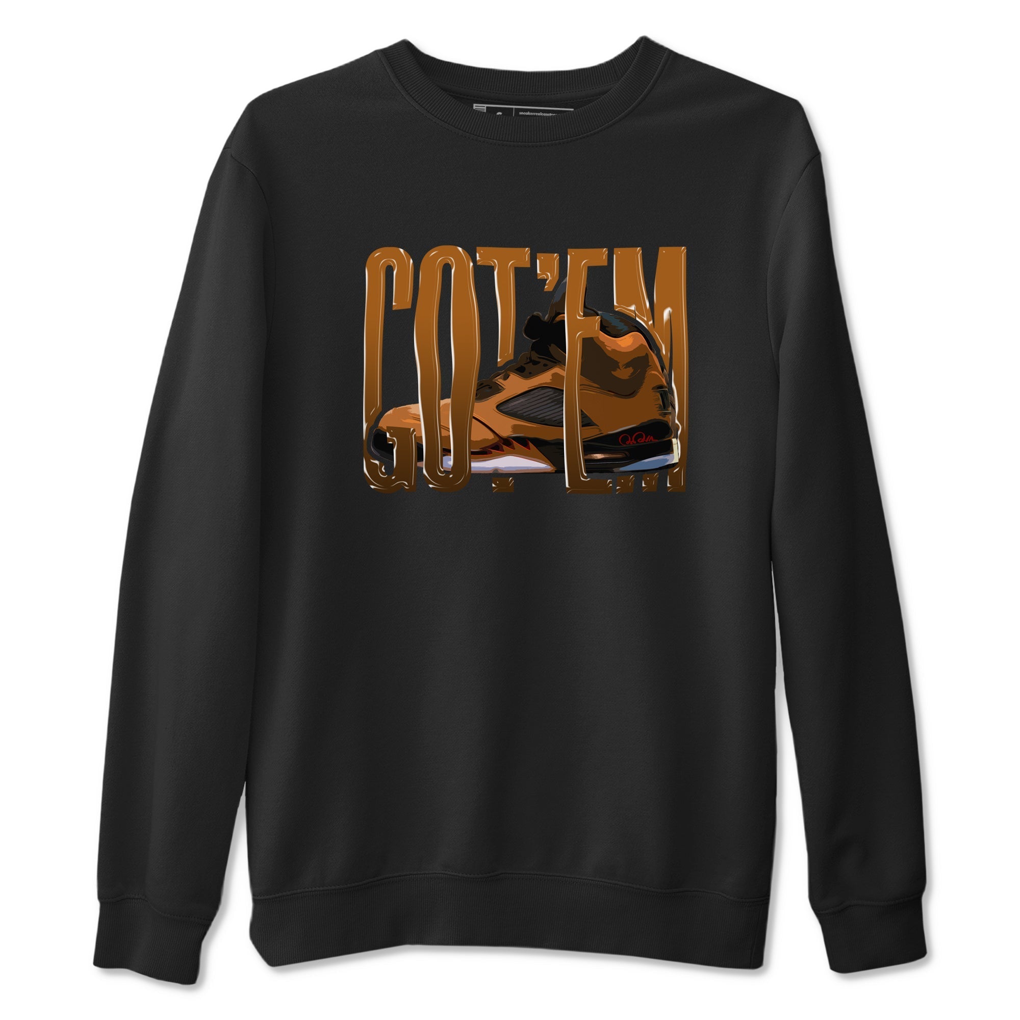 Wiggling Gotem snkmatch Tees - Air Jordan 5 Archaeo Brown