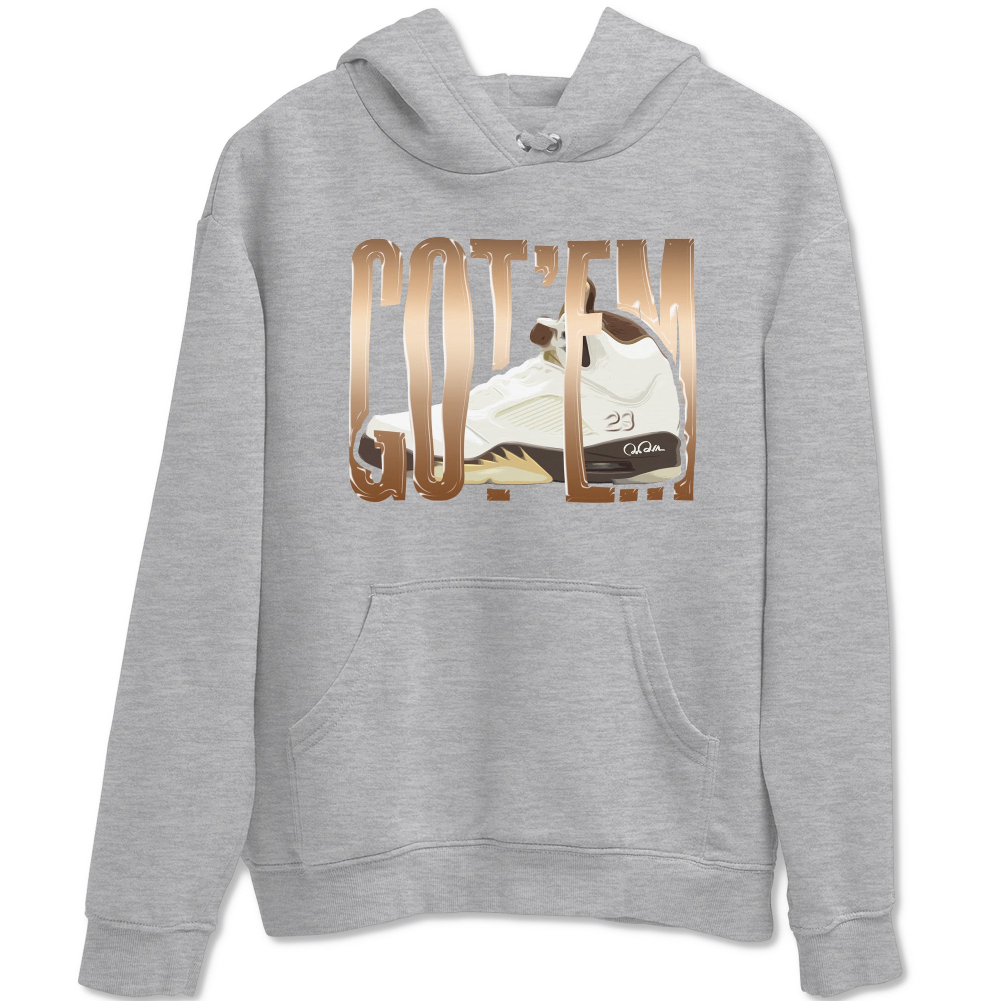 Wiggling Gotem snkmatch Tees - Air Jordan 5 Golden Ticket