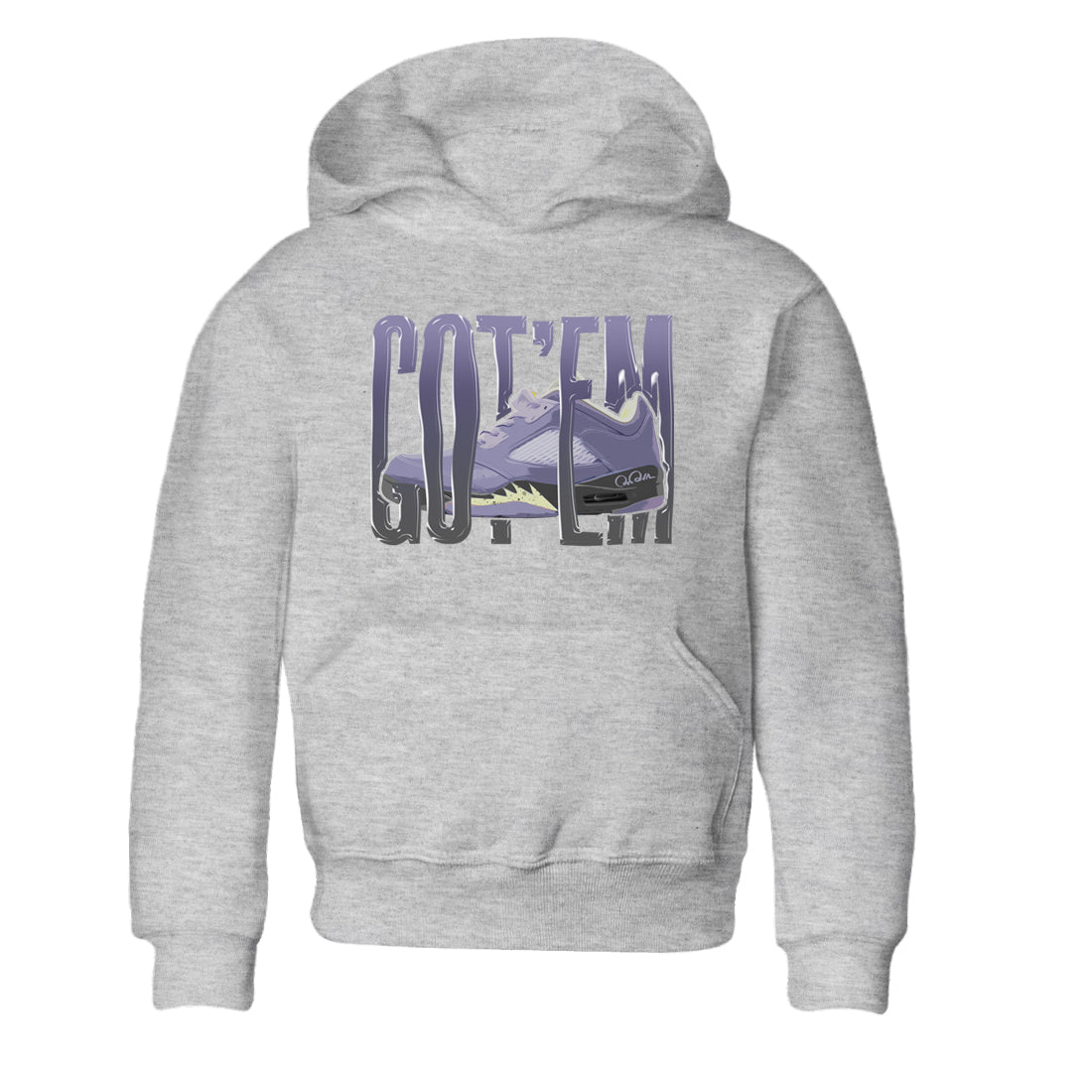Wiggling Gotem Kids Tops - Air Jordan 5 Indigo Haze