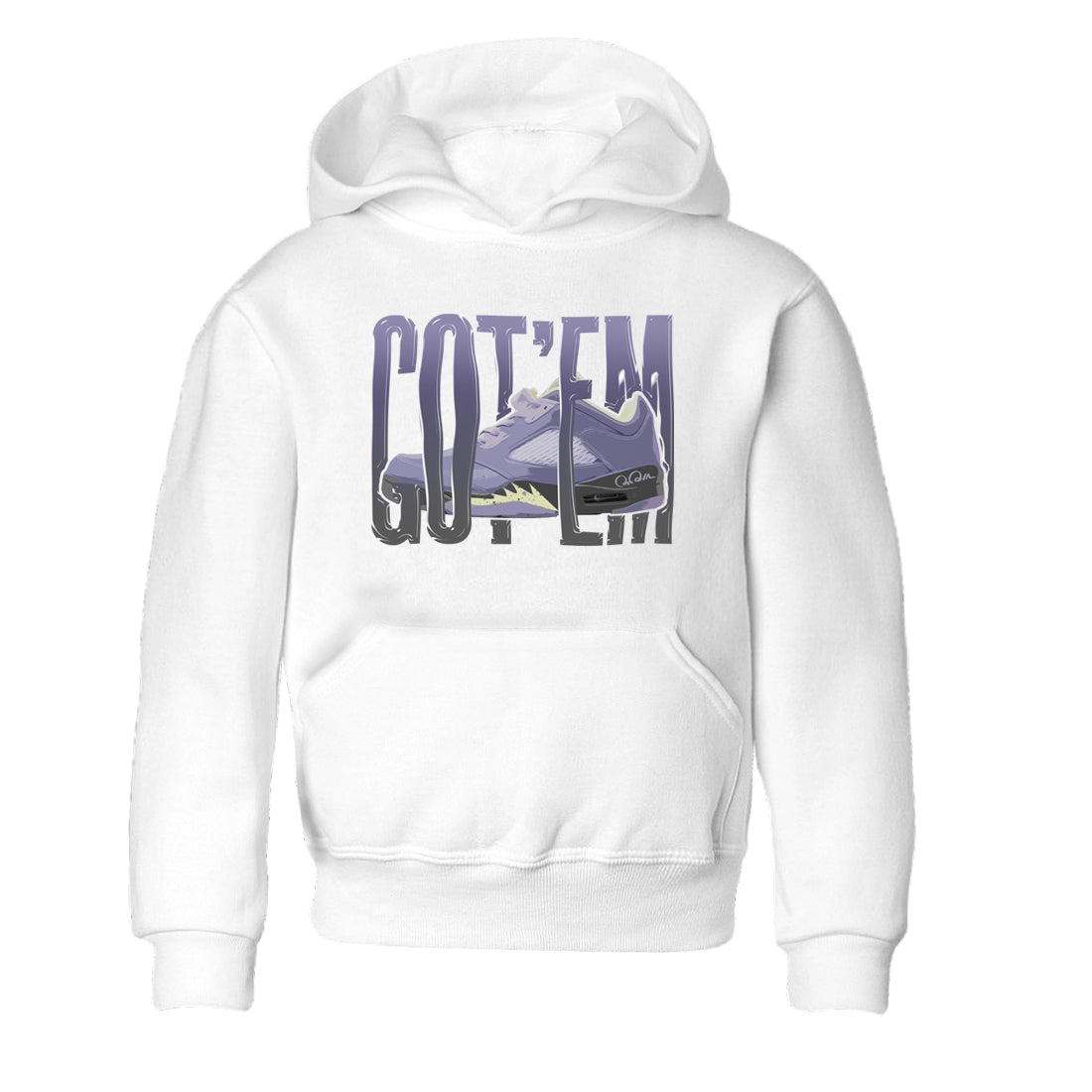 Wiggling Gotem Kids Tops - Air Jordan 5 Indigo Haze