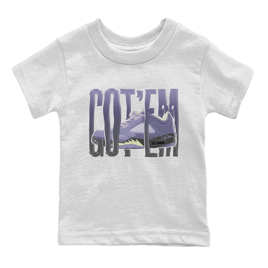 Wiggling Gotem Kids Tops - Air Jordan 5 Indigo Haze