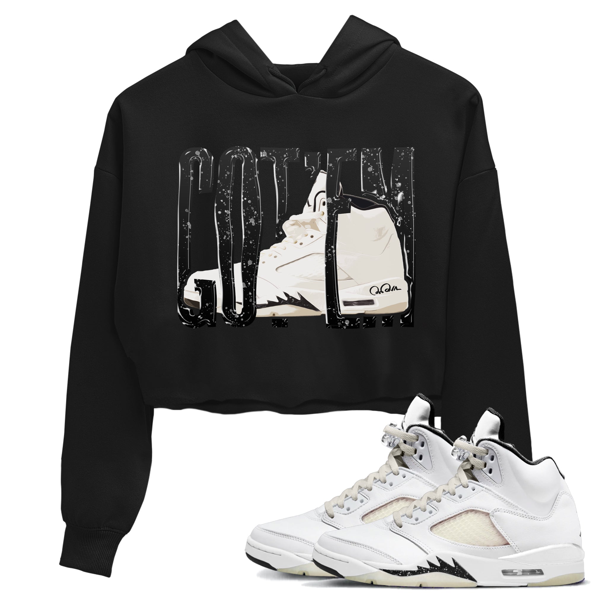 Wiggling Gotem snkmatch Women's Top - Air Jordan 5 Sail