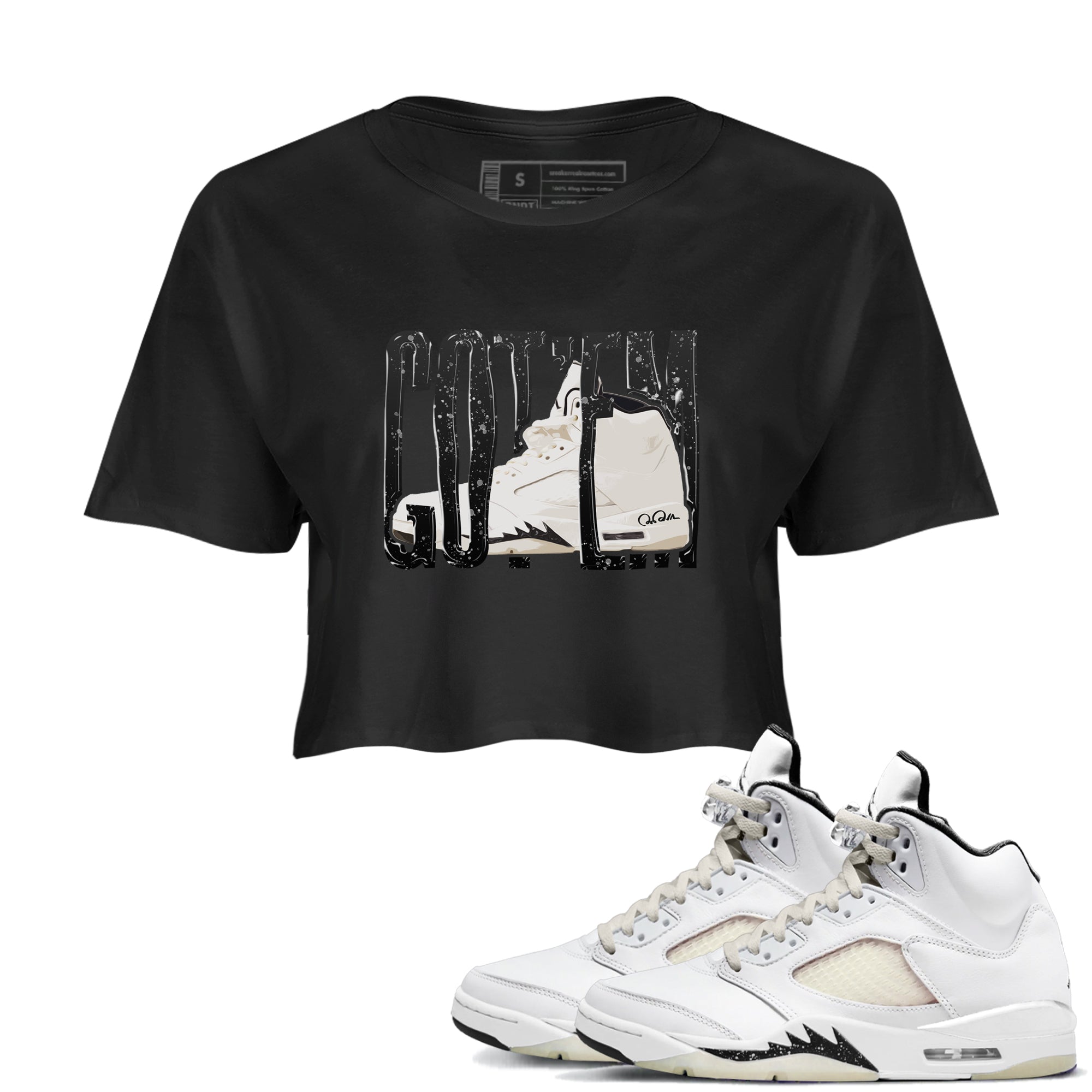 Wiggling Gotem snkmatch Women's Top - Air Jordan 5 Sail