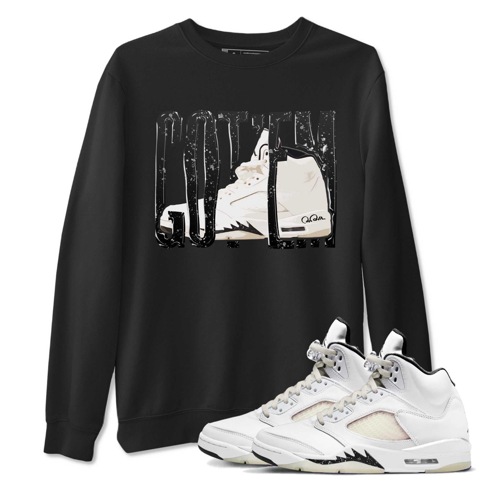 Wiggling Gotem snkmatch Tees - Air Jordan 5 Sail