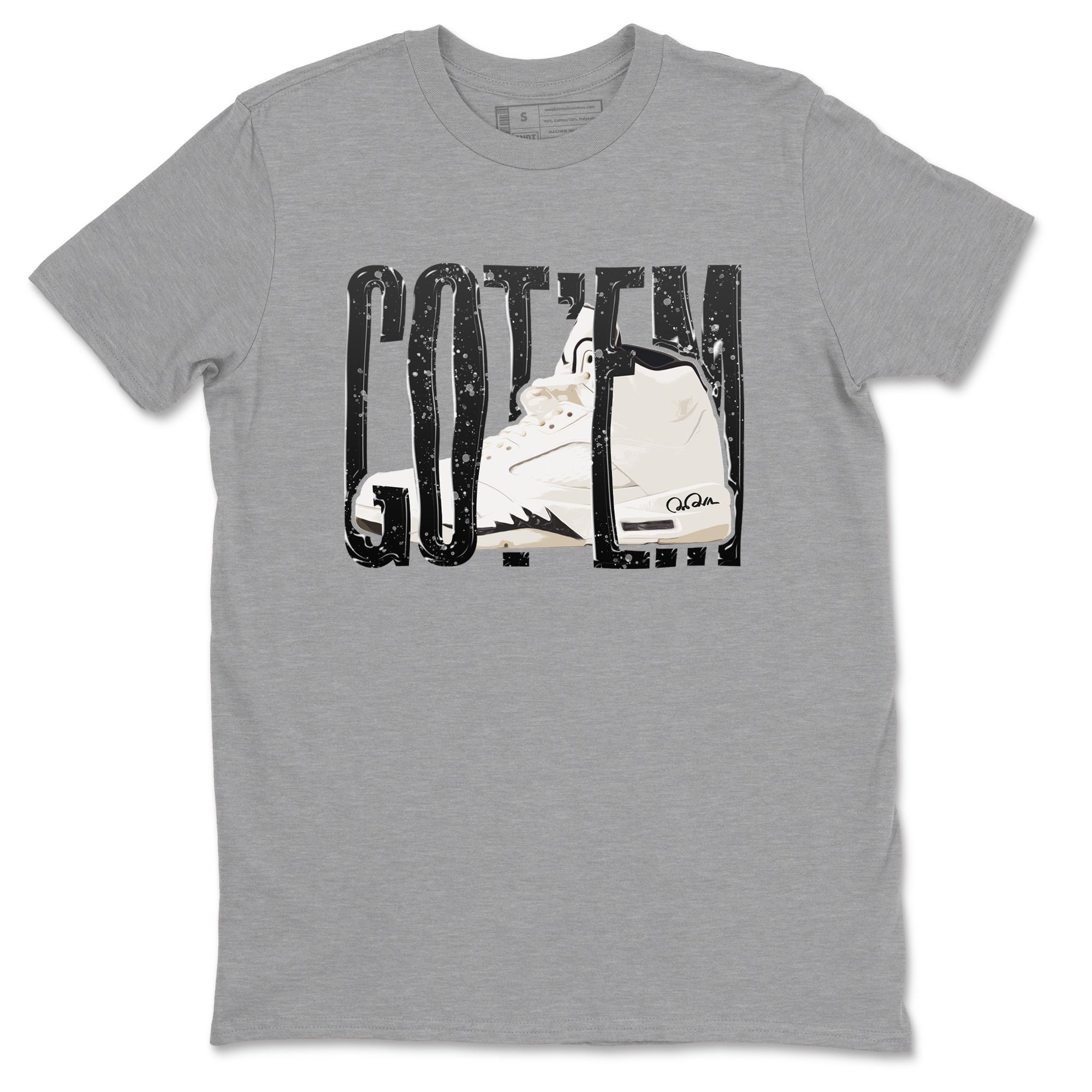 Wiggling Gotem snkmatch Tees - Air Jordan 5 Sail