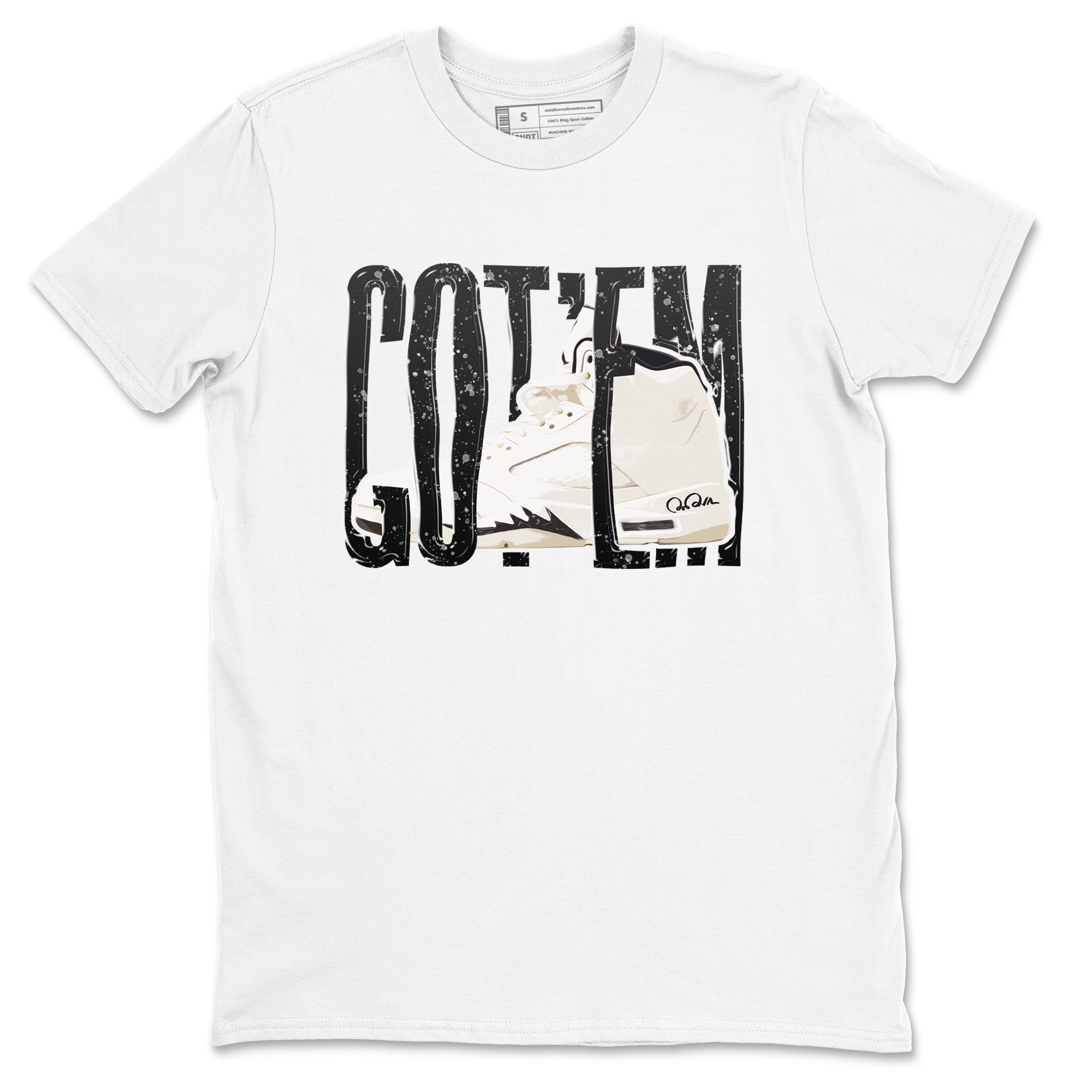 Wiggling Gotem snkmatch Tees - Air Jordan 5 Sail