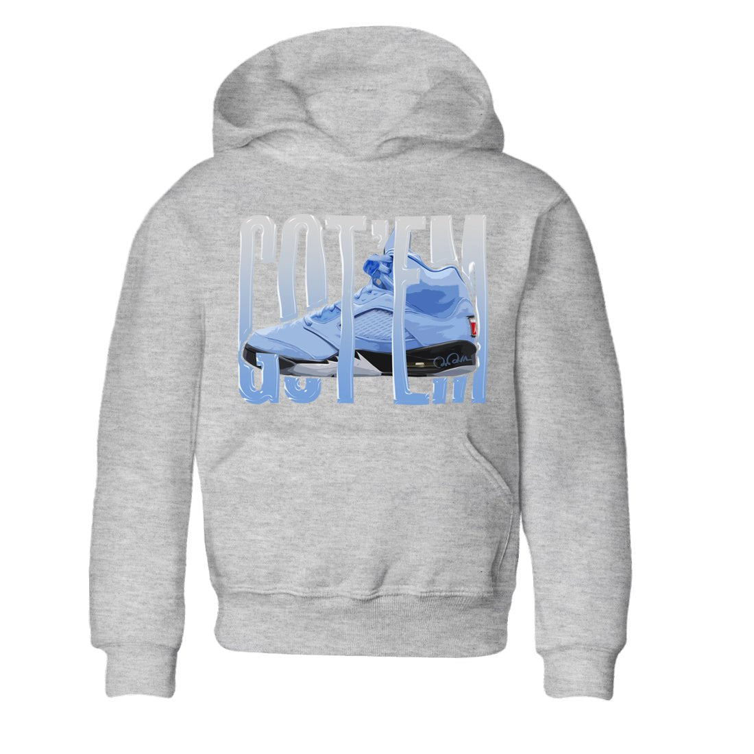 Wiggling Gotem Kids Tops - Air Jordan 5 UNC
