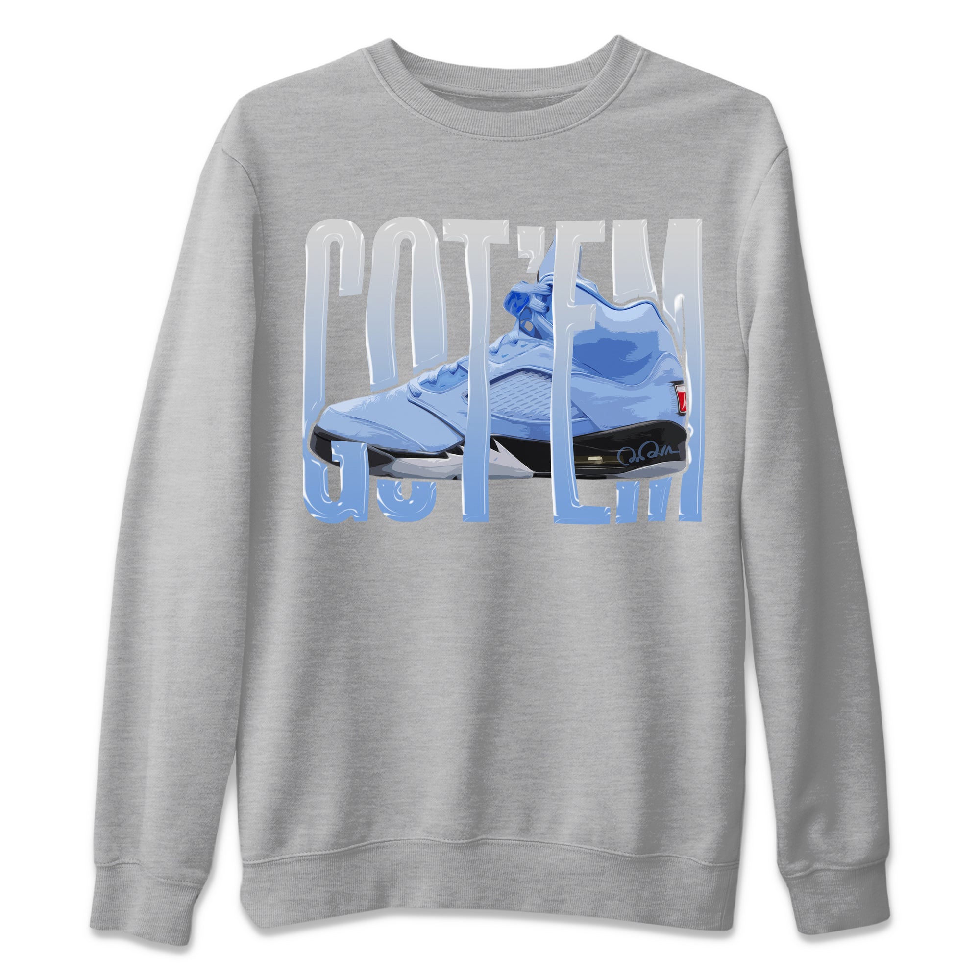 Wiggling Gotem Unisex Tops - Air Jordan 5 UNC
