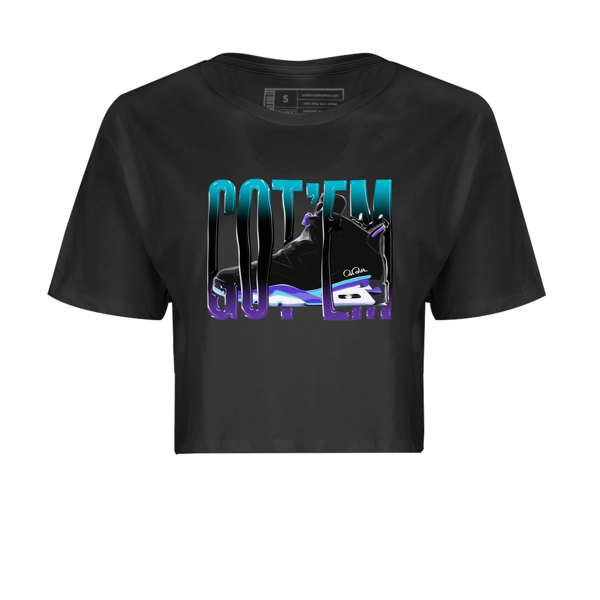 Wiggling Gotem Women's Tops - Air Jordan 6 Aqua