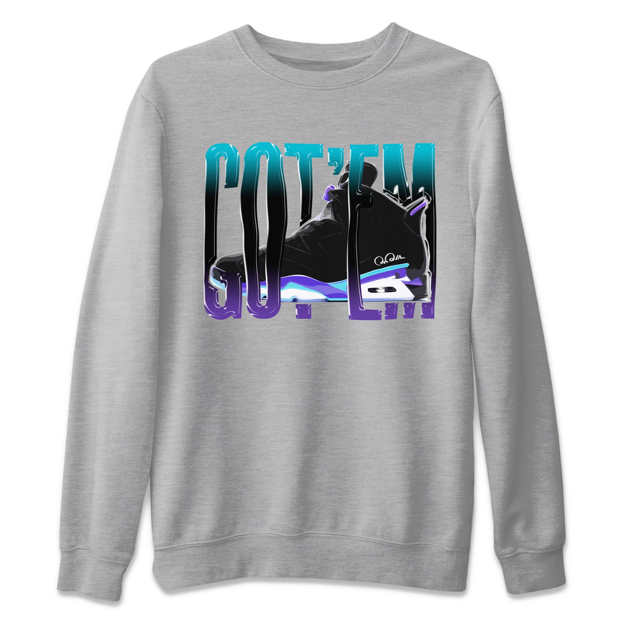Wiggling Gotem Unisex Tops - Air Jordan 6 Aqua