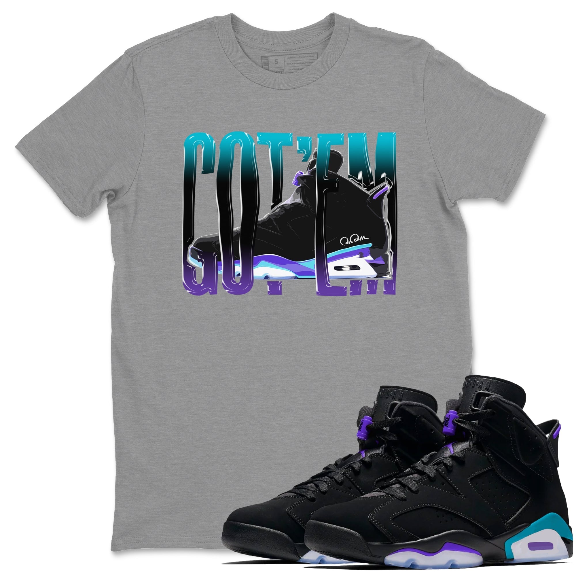 Wiggling Gotem Unisex Tops - Air Jordan 6 Aqua