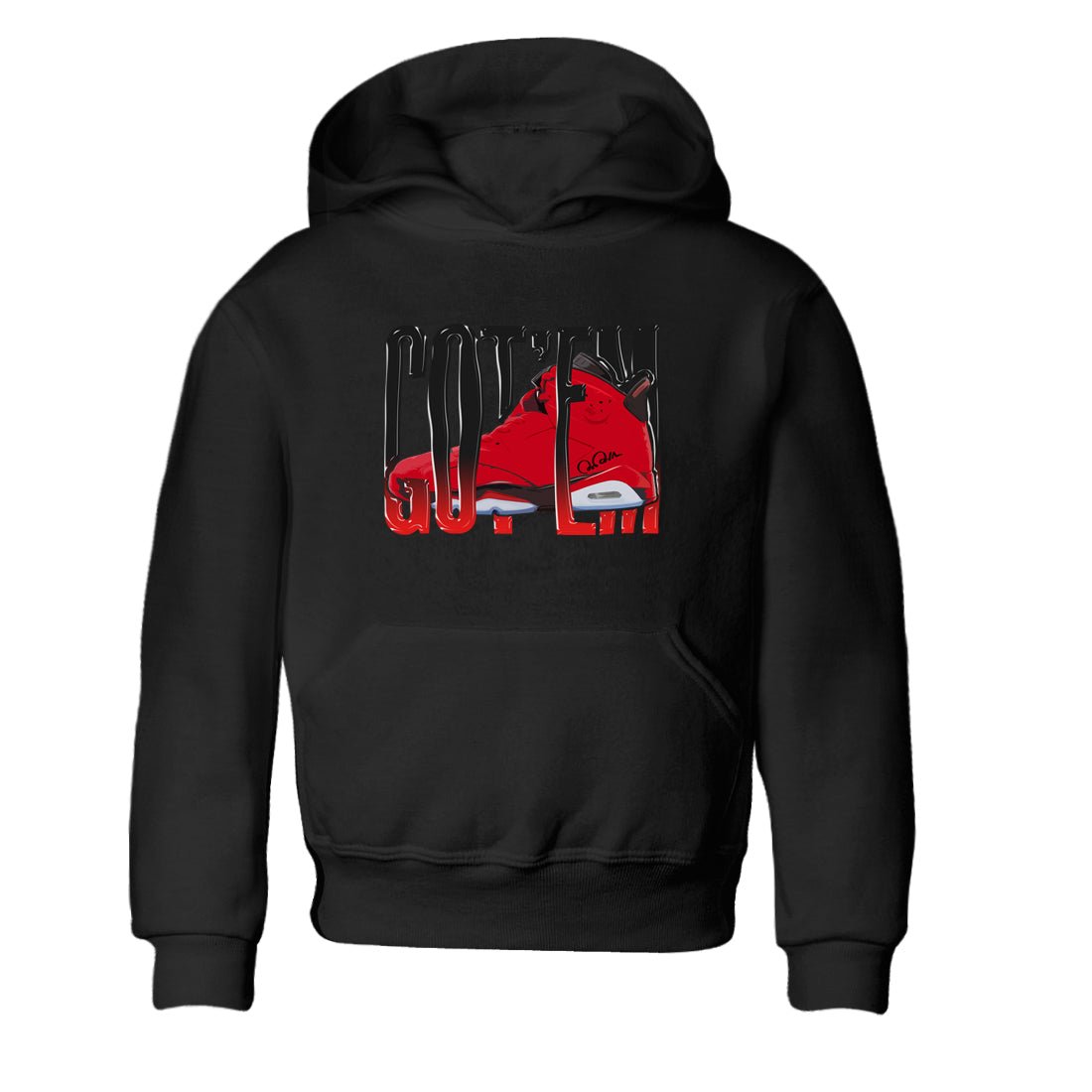 Wiggling Gotem Kids Tops - Air Jordan 6 Toro Bravo