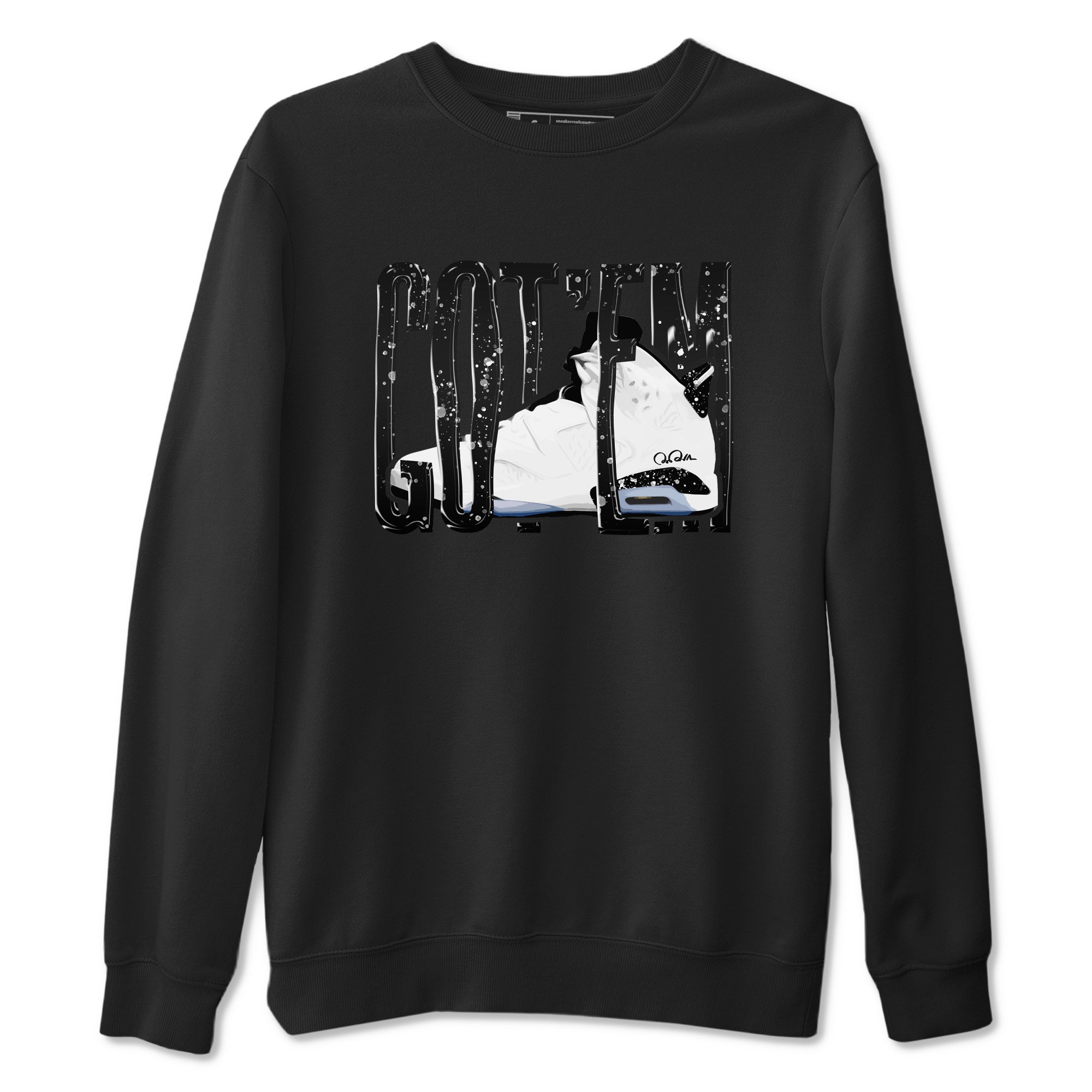 Wiggling Gotem snkmatch Tees - Air Jordan 6 White Black