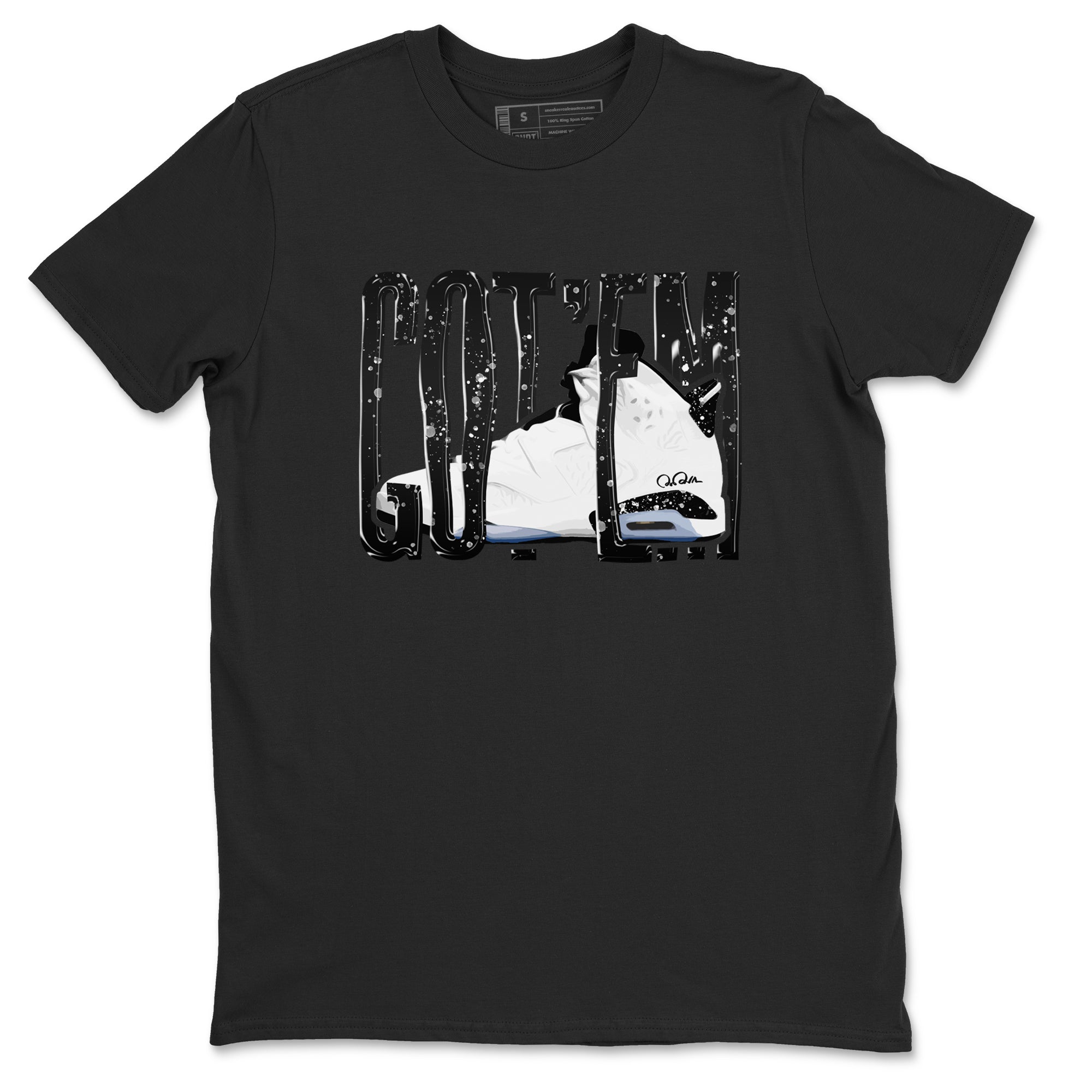 Wiggling Gotem snkmatch Tees - Air Jordan 6 White Black