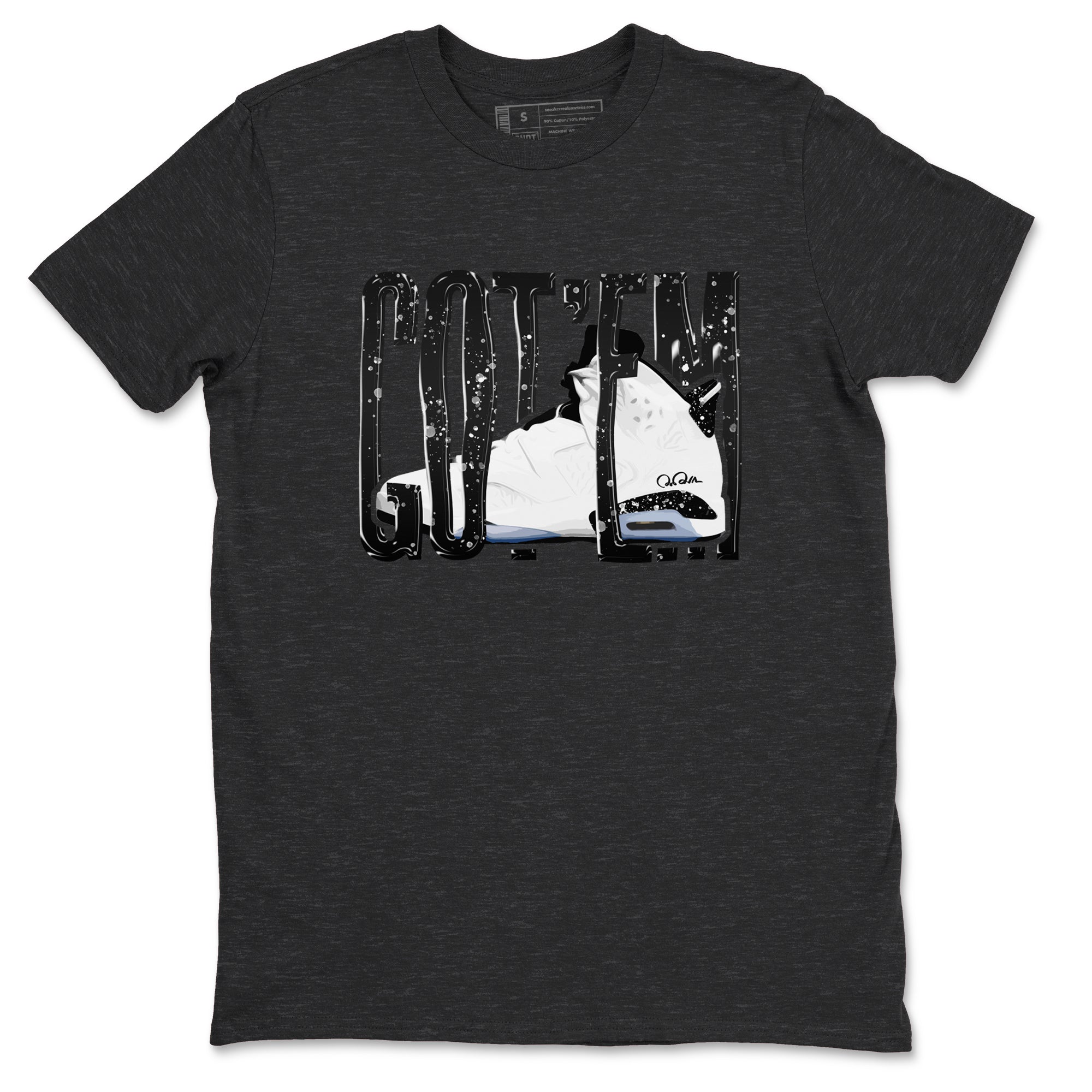 Wiggling Gotem snkmatch Tees - Air Jordan 6 White Black