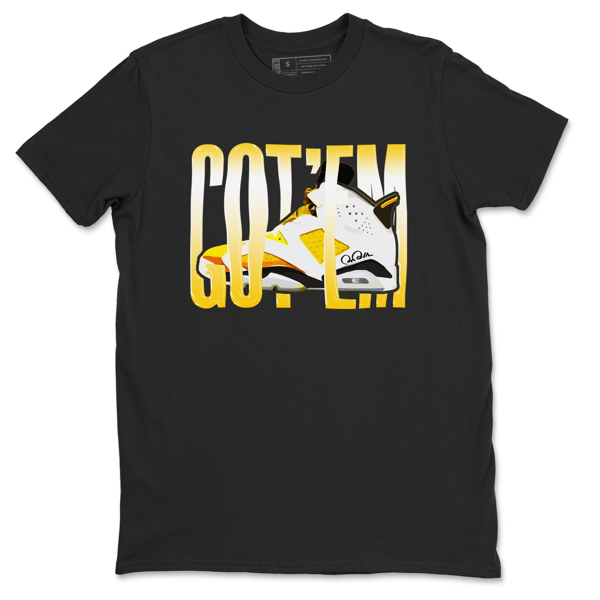 Wiggling Gotem snkmatch Tee - Air Jordan 6 Yellow Ochre