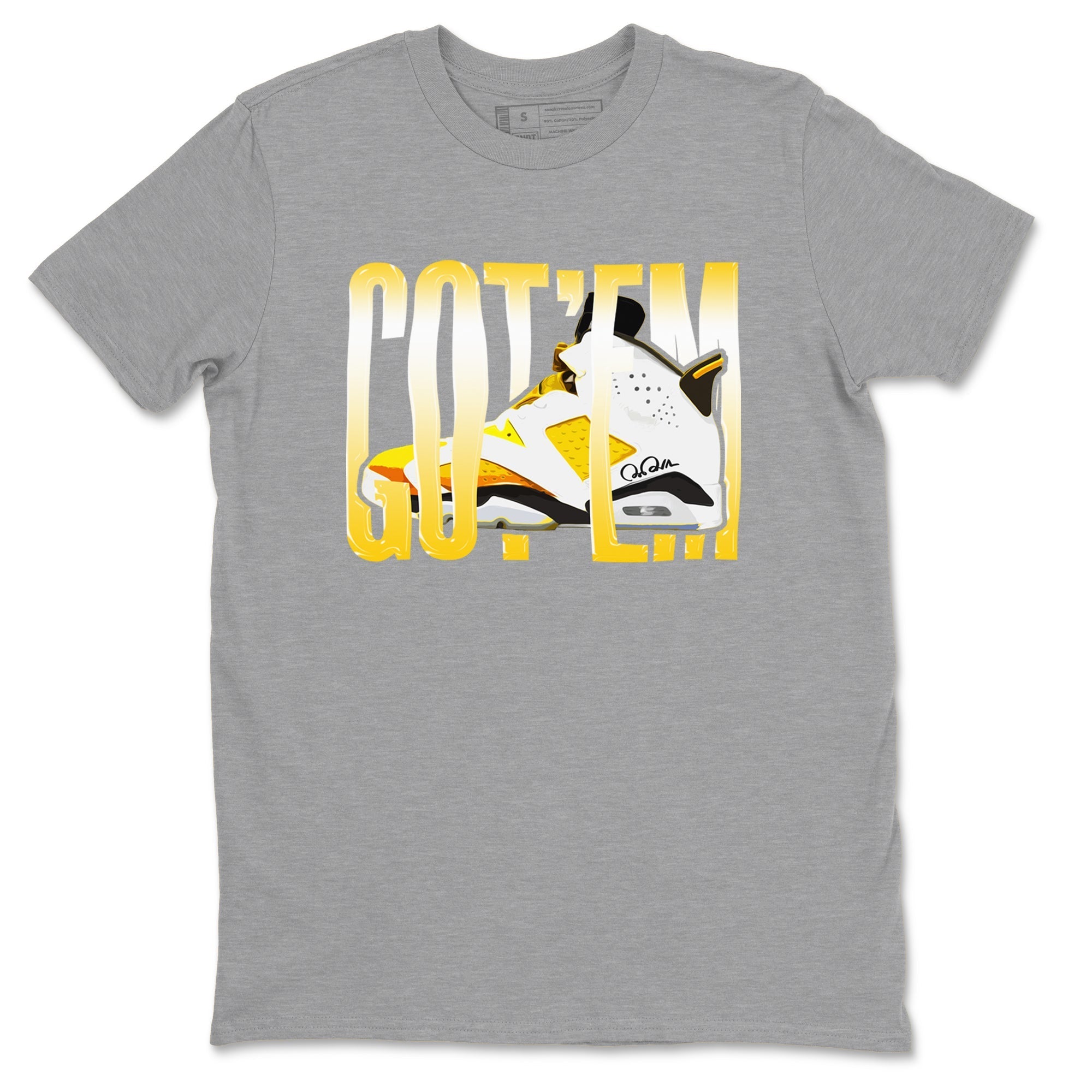 Wiggling Gotem snkmatch Tee - Air Jordan 6 Yellow Ochre