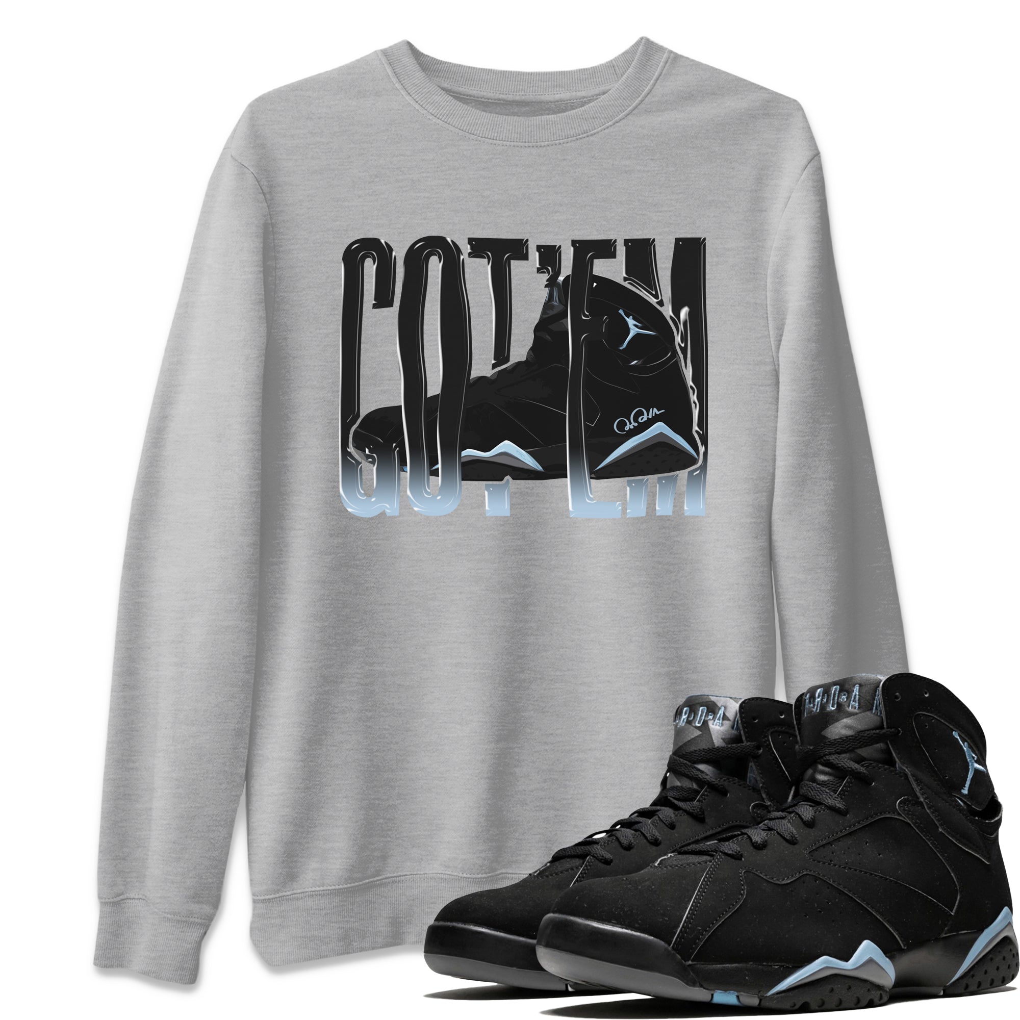 Wiggling Gotem Unisex Tops - Air Jordan 7 Chambray