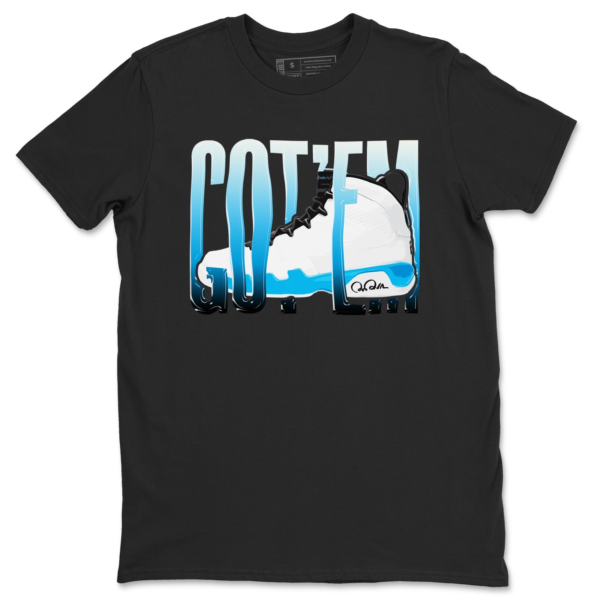 Wiggling Gotem snkmatch Tees - Air Jordan 9 Powder Blue