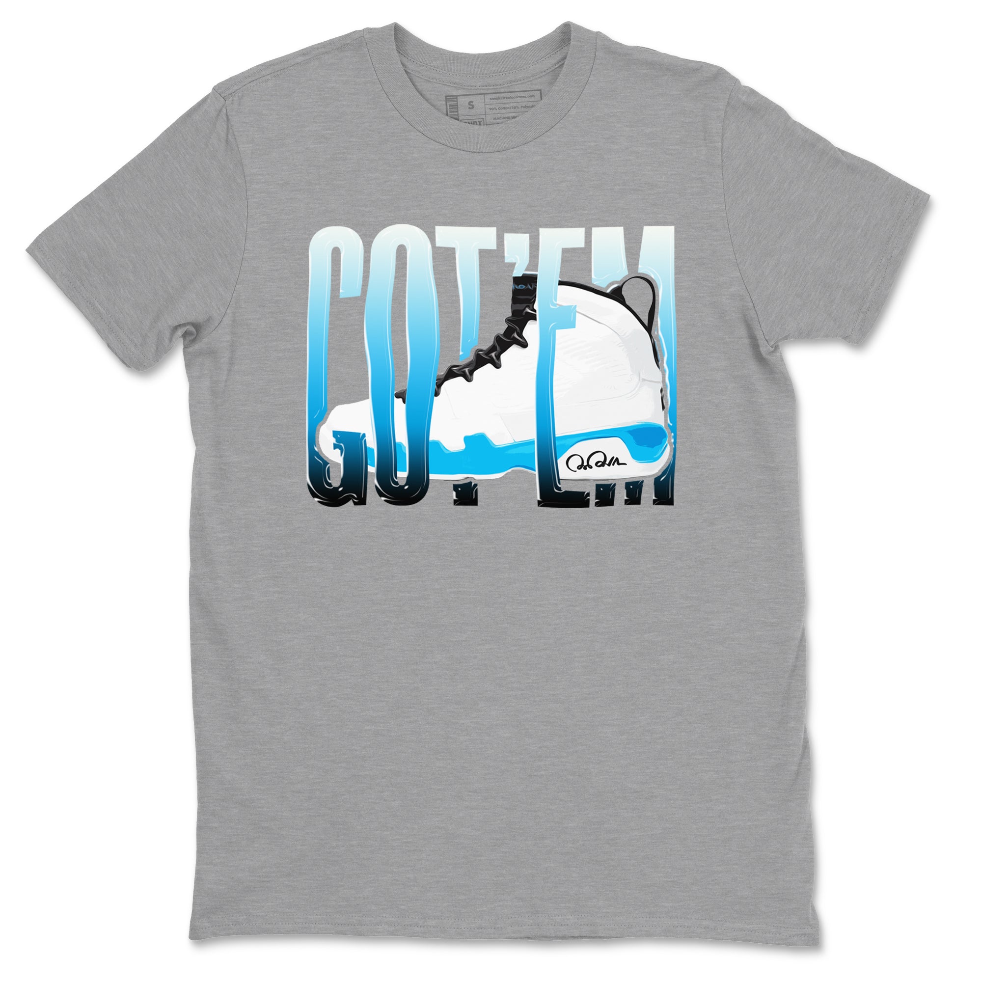 Wiggling Gotem snkmatch Tees - Air Jordan 9 Powder Blue