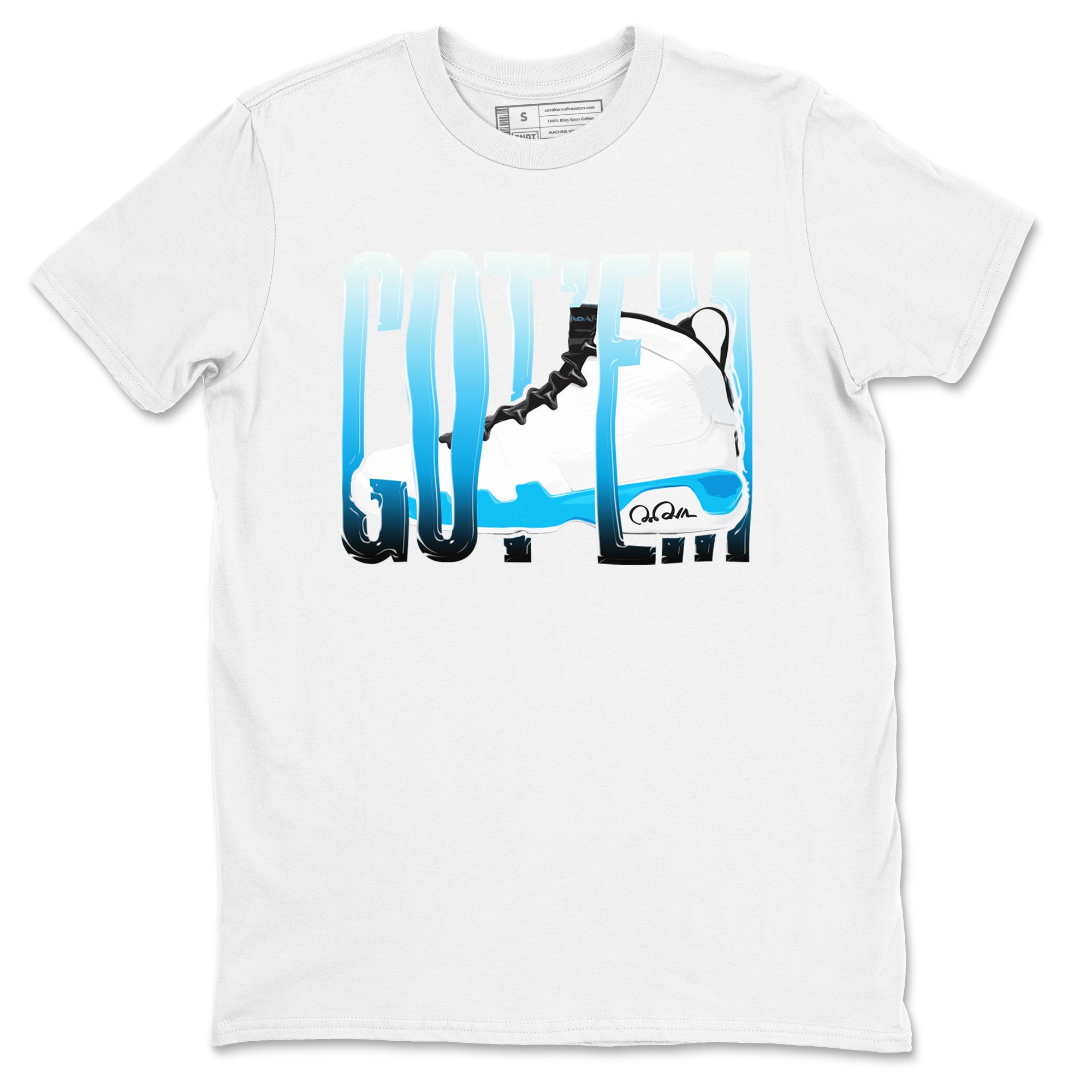 Wiggling Gotem snkmatch Tees - Air Jordan 9 Powder Blue