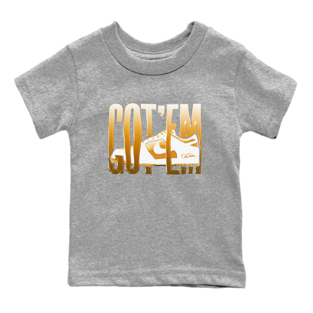 Wiggling Gotem snkmatch Tees Kids - Dunk Dark Curry