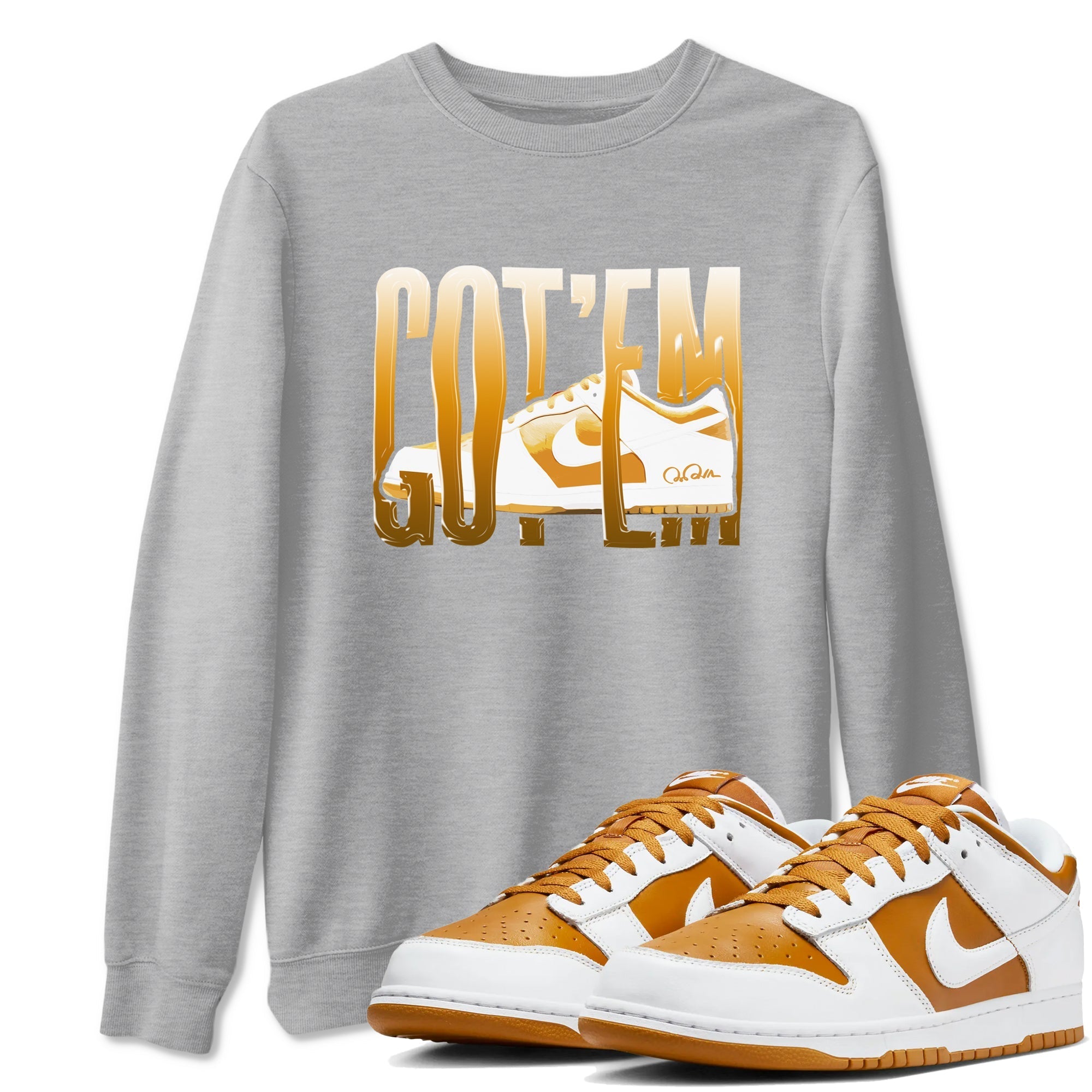 Wiggling Gotem snkmatch Tees - Dunk Dark Curry