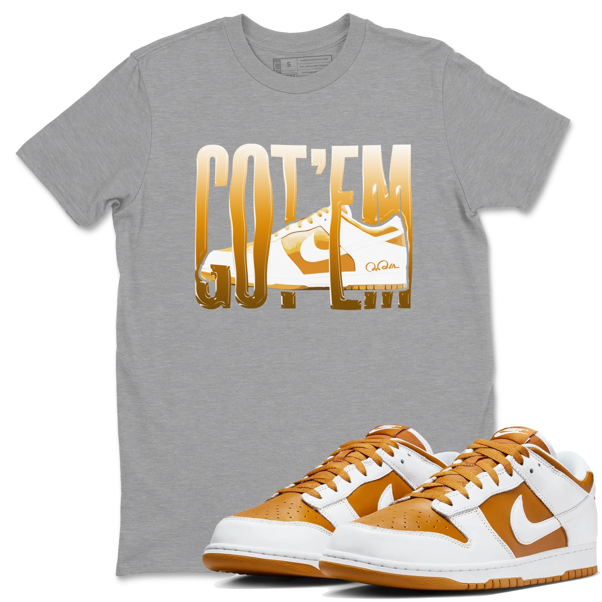 Wiggling Gotem snkmatch Tees - Dunk Dark Curry