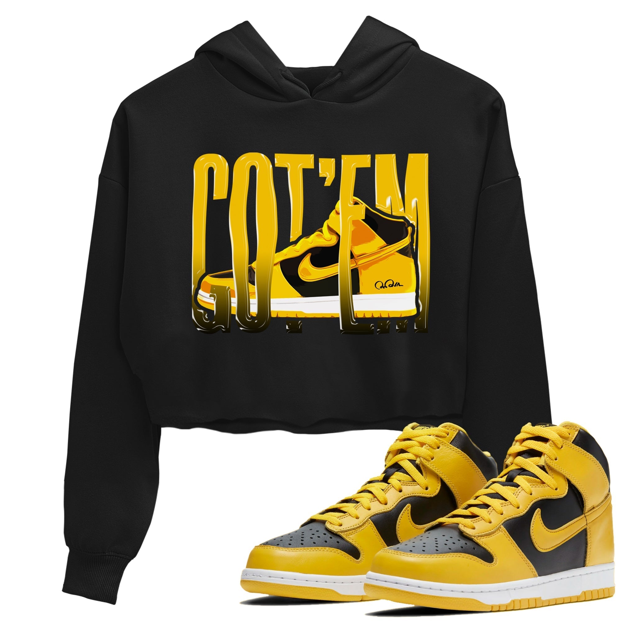 Wiggling Gotem snkmatch Women's Top - Dunk High Pollen