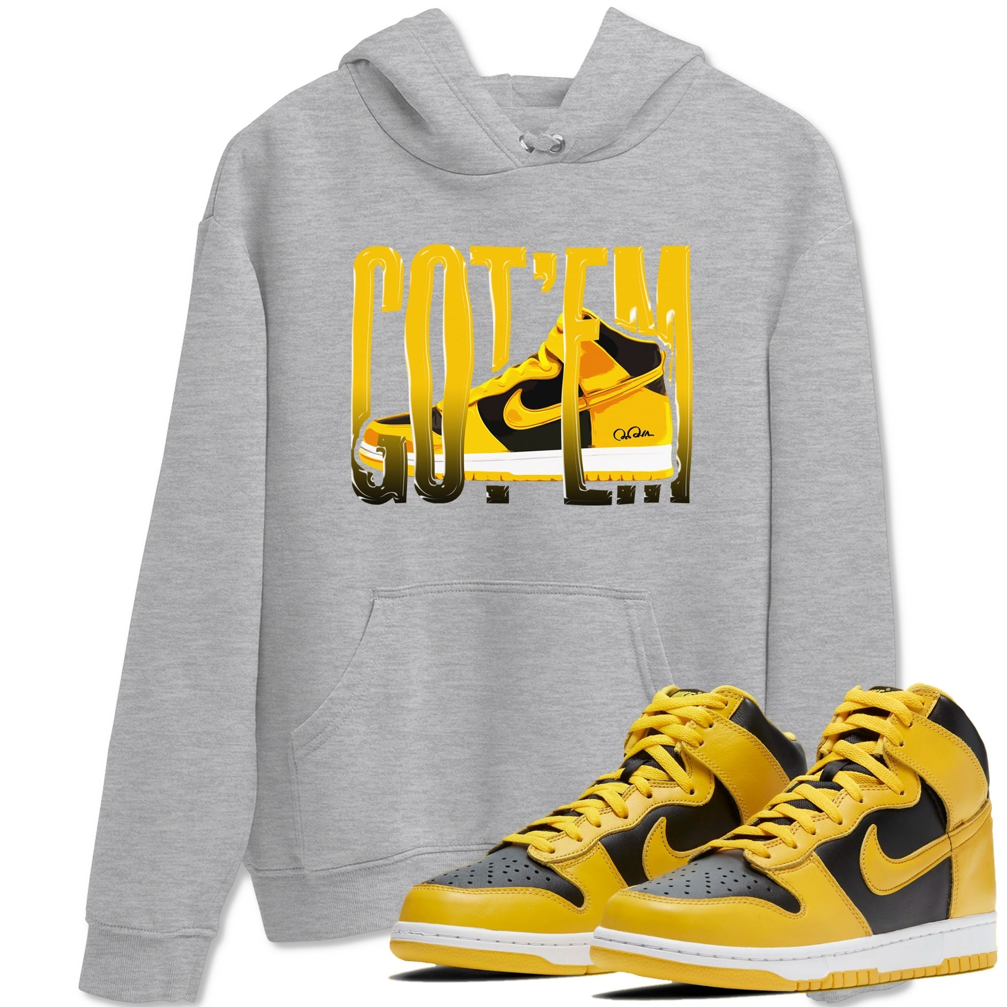 Wiggling Gotem snkmatch Tees - Dunk High Pollen