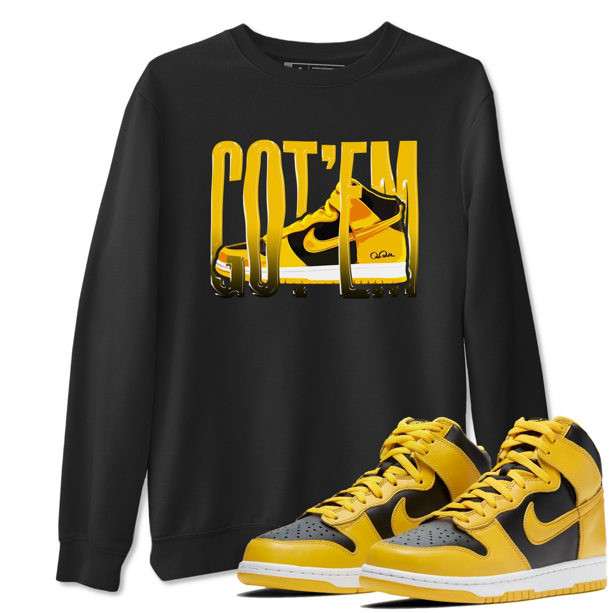 Wiggling Gotem snkmatch Tees - Dunk High Pollen