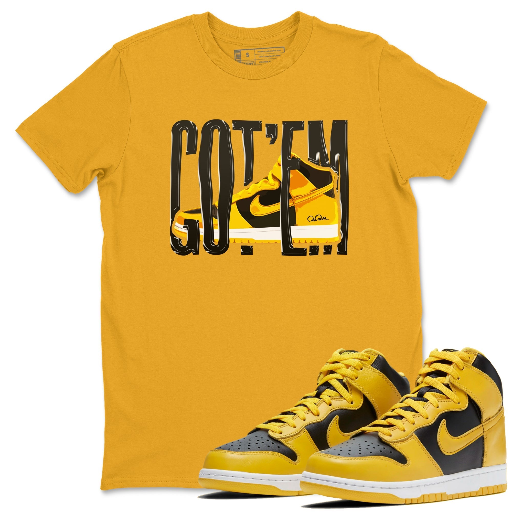Wiggling Gotem snkmatch Tees - Dunk High Pollen