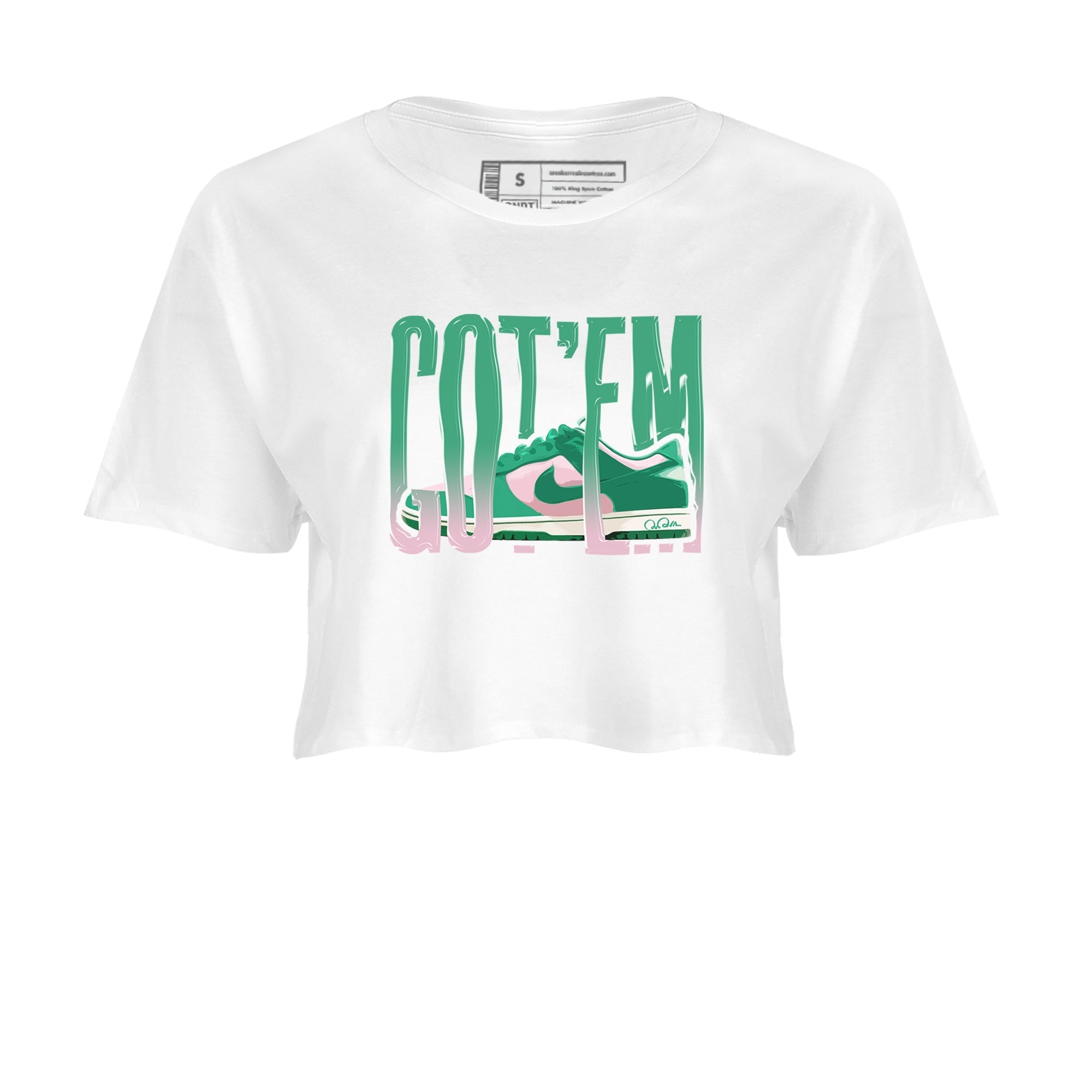 Wiggling Gotem snkmatch Women's Top - Dunk Medium Soft Pink Malachite