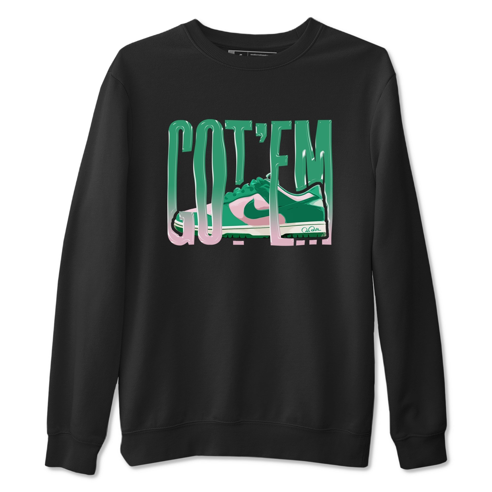 Wiggling Gotem snkmatch Tees - Dunk Medium Soft Pink Malachite